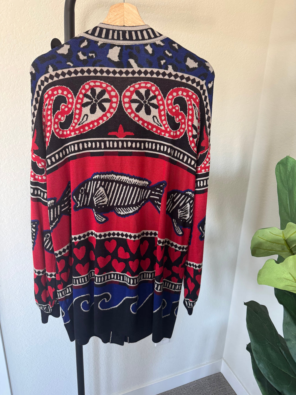 Farm Rio Fish Sweater