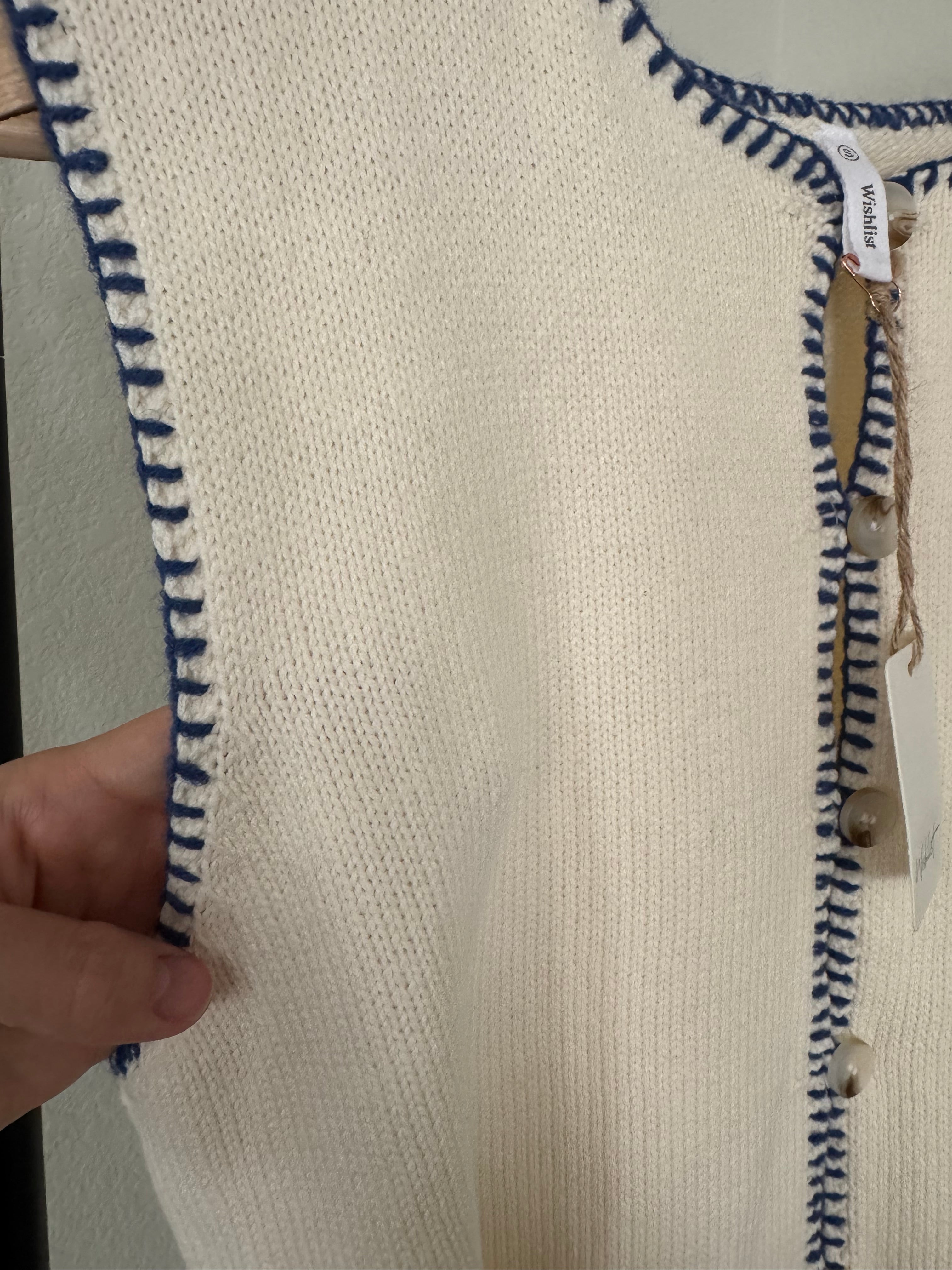 NWT Wishlist Stitch Sweater Vest