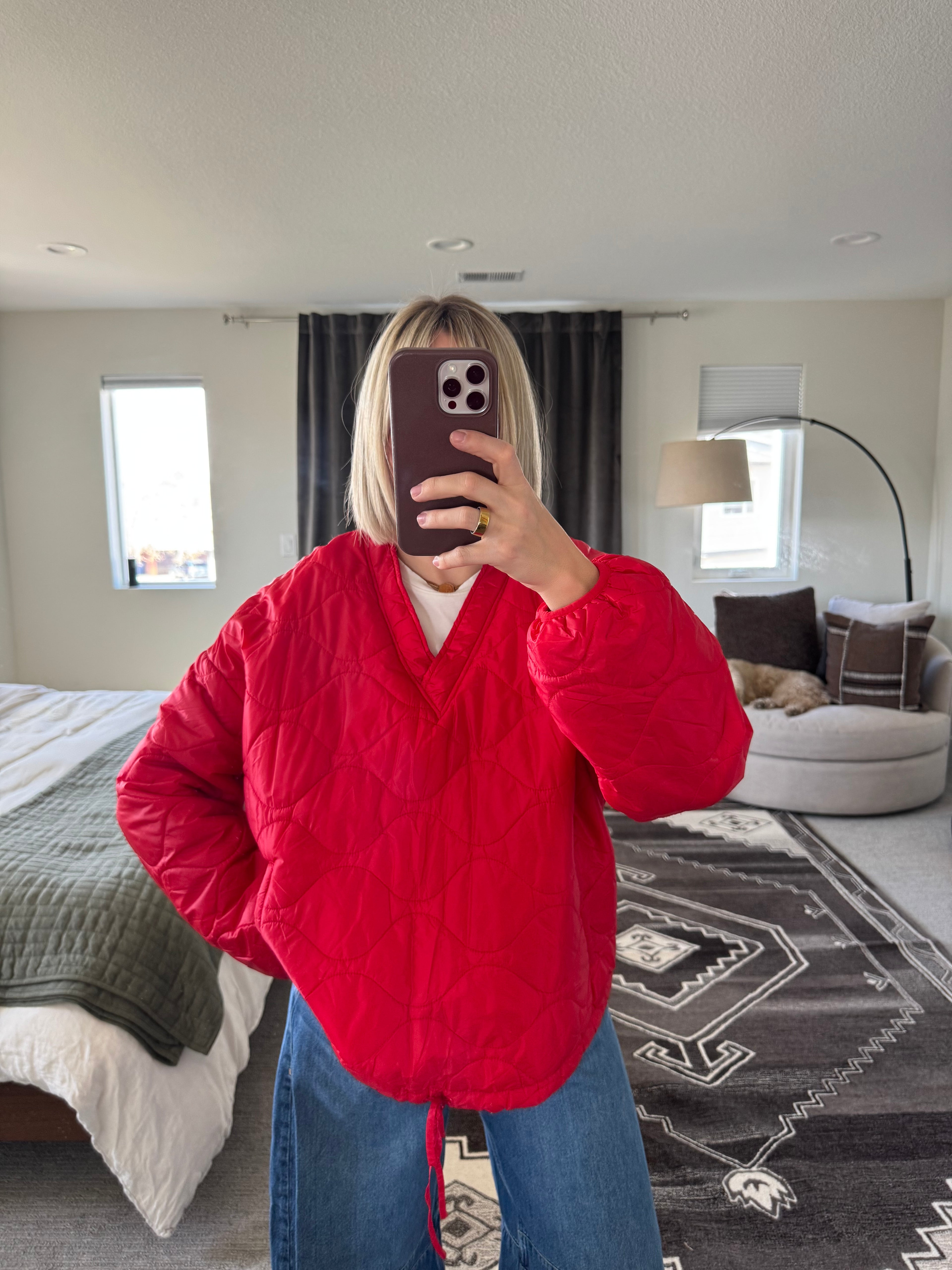 Zara Synch Pullover Puffer