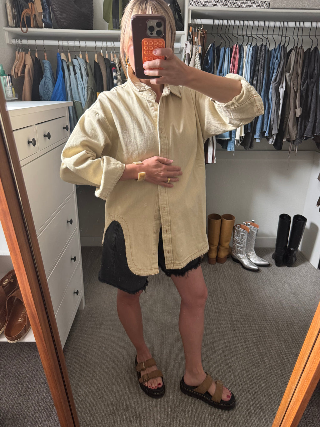 NWT Lioness Denim Shirt