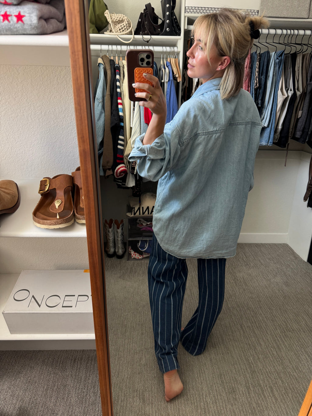 MOTHER denim shirt