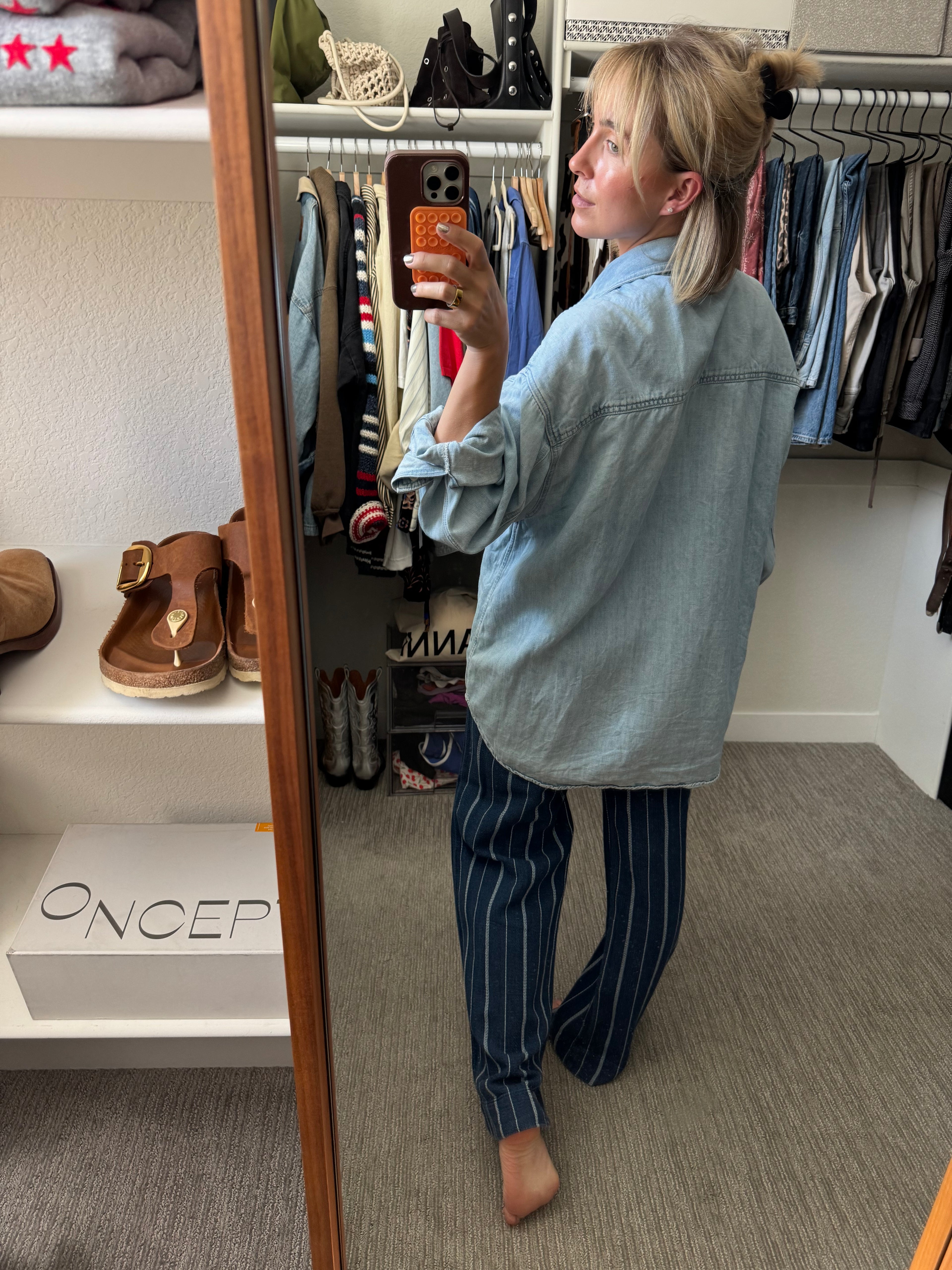 MOTHER denim shirt