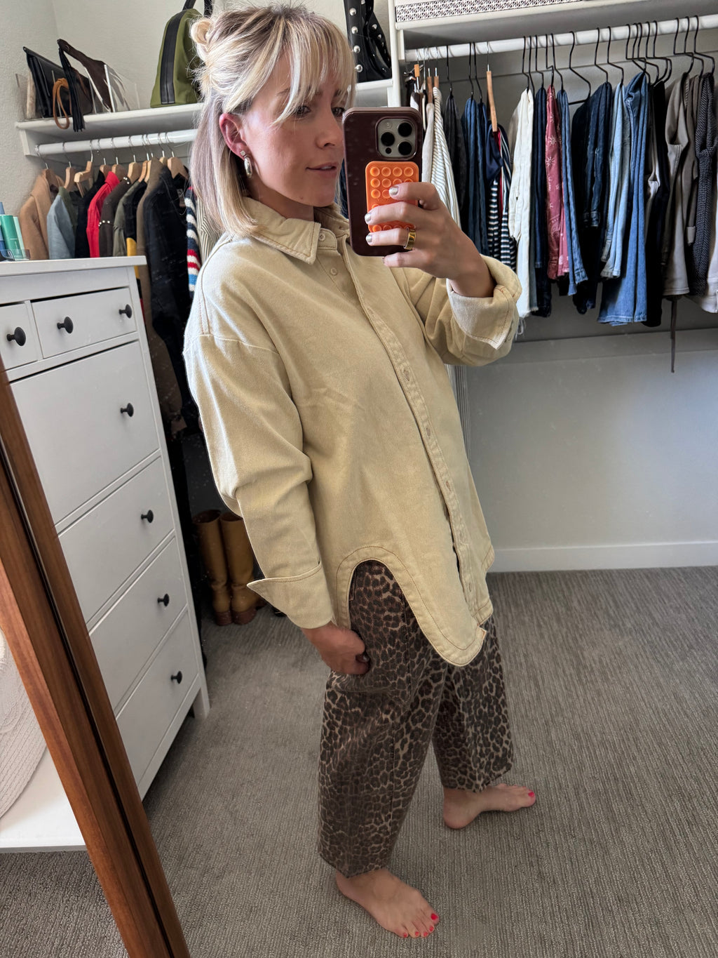 NWT Lioness Denim Shirt