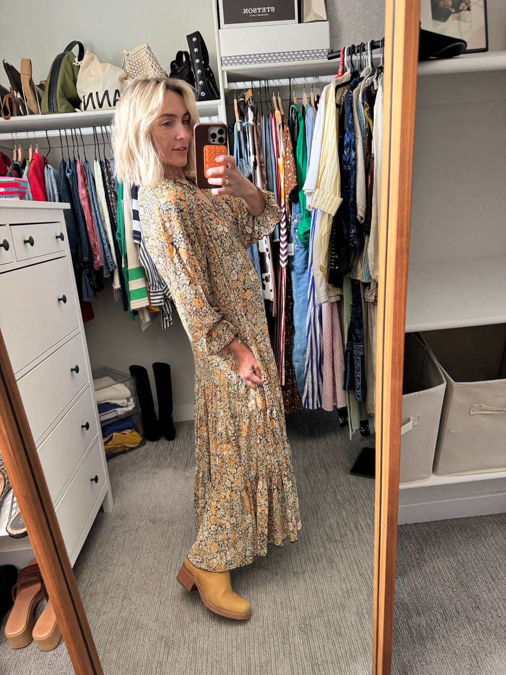 Free People Floral Maxi Dress