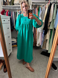 Bobo Choses Embroidered Fish Maxi Dress