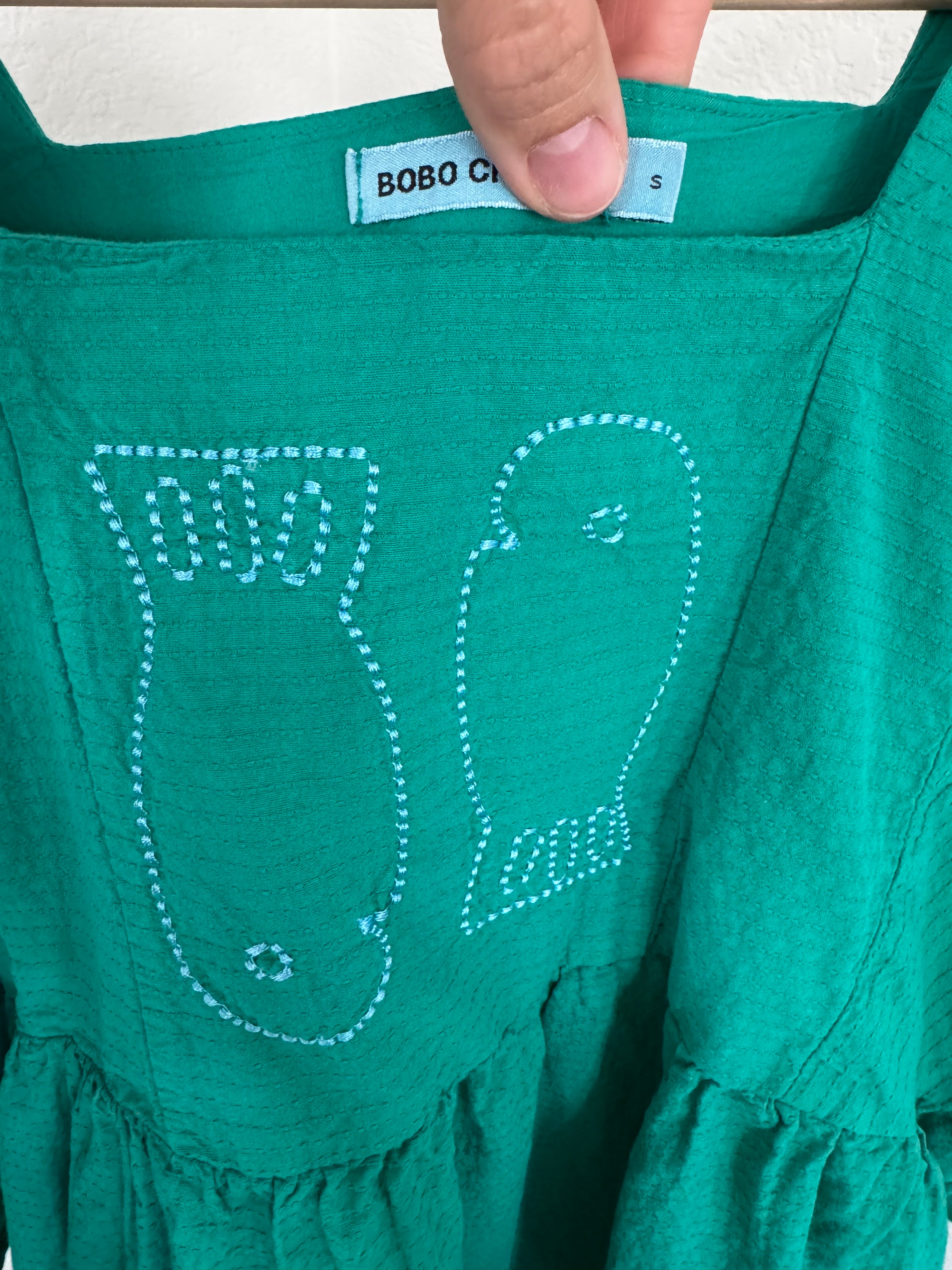 Bobo Choses Embroidered Fish Maxi Dress