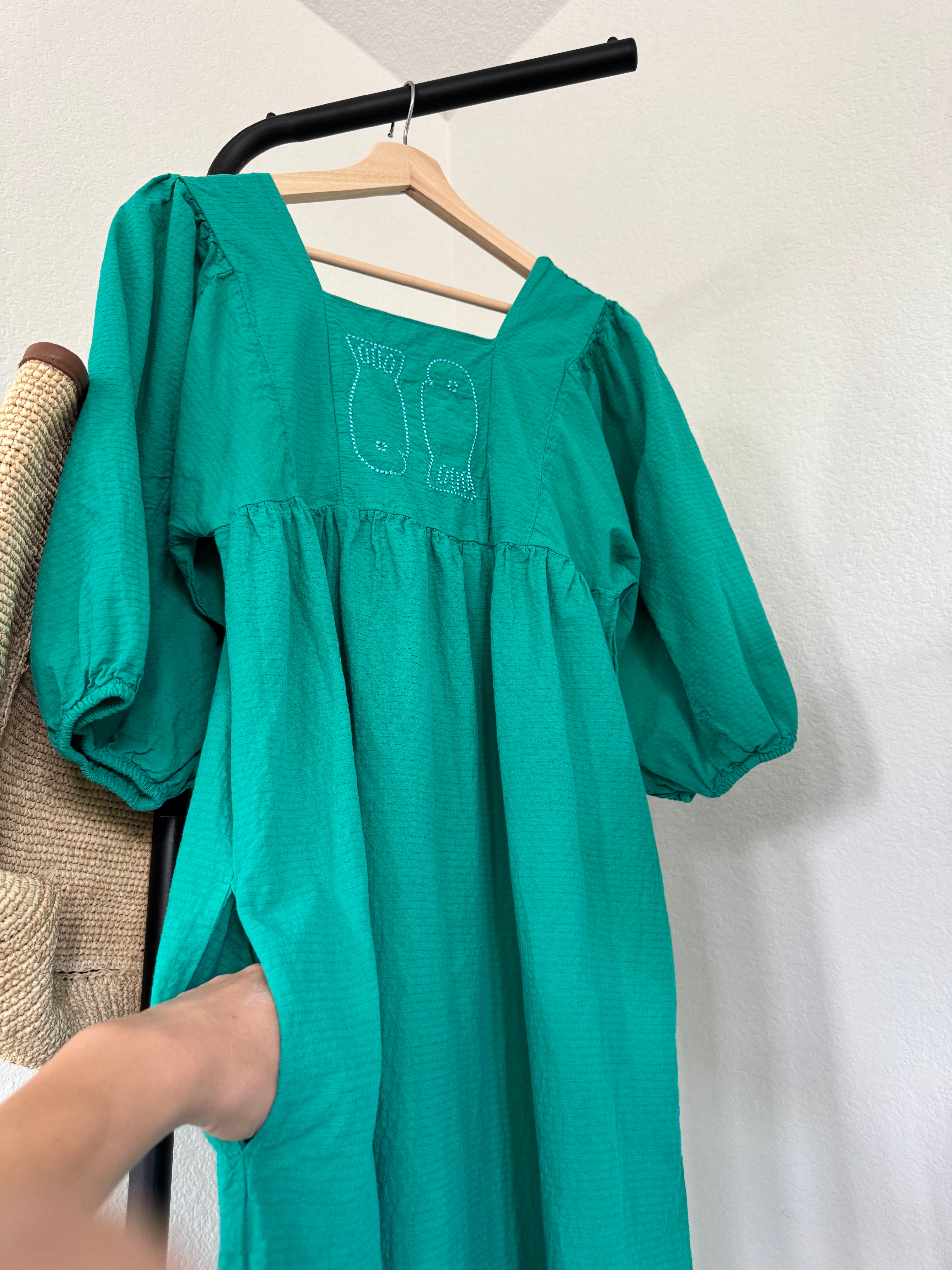 Bobo Choses Embroidered Fish Maxi Dress