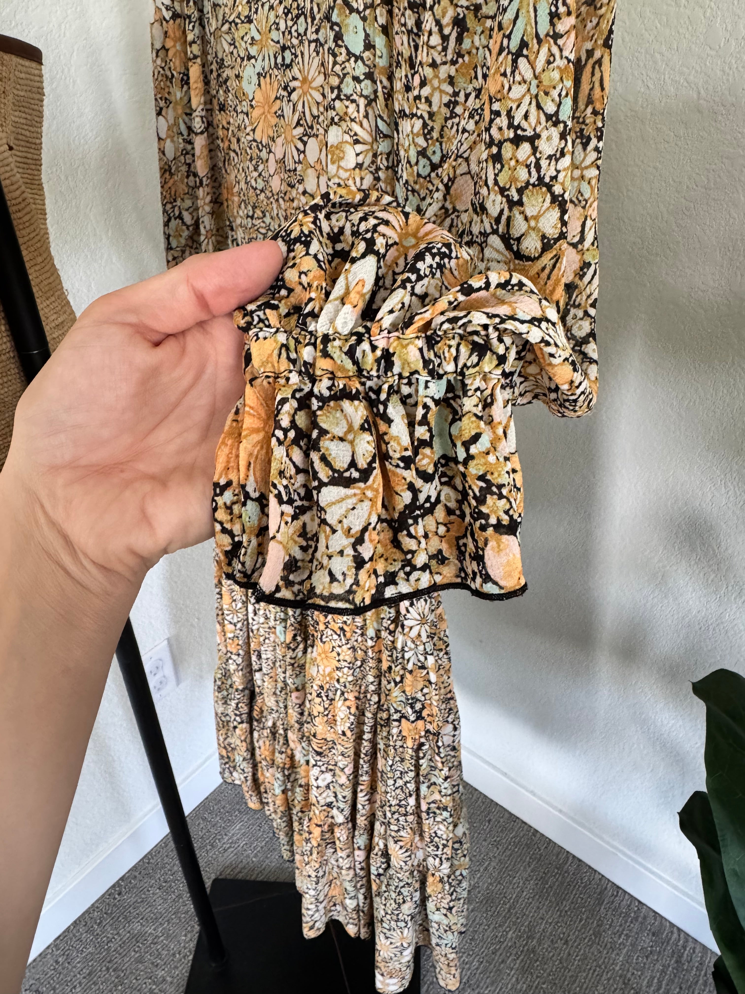 Free People Floral Maxi Dress