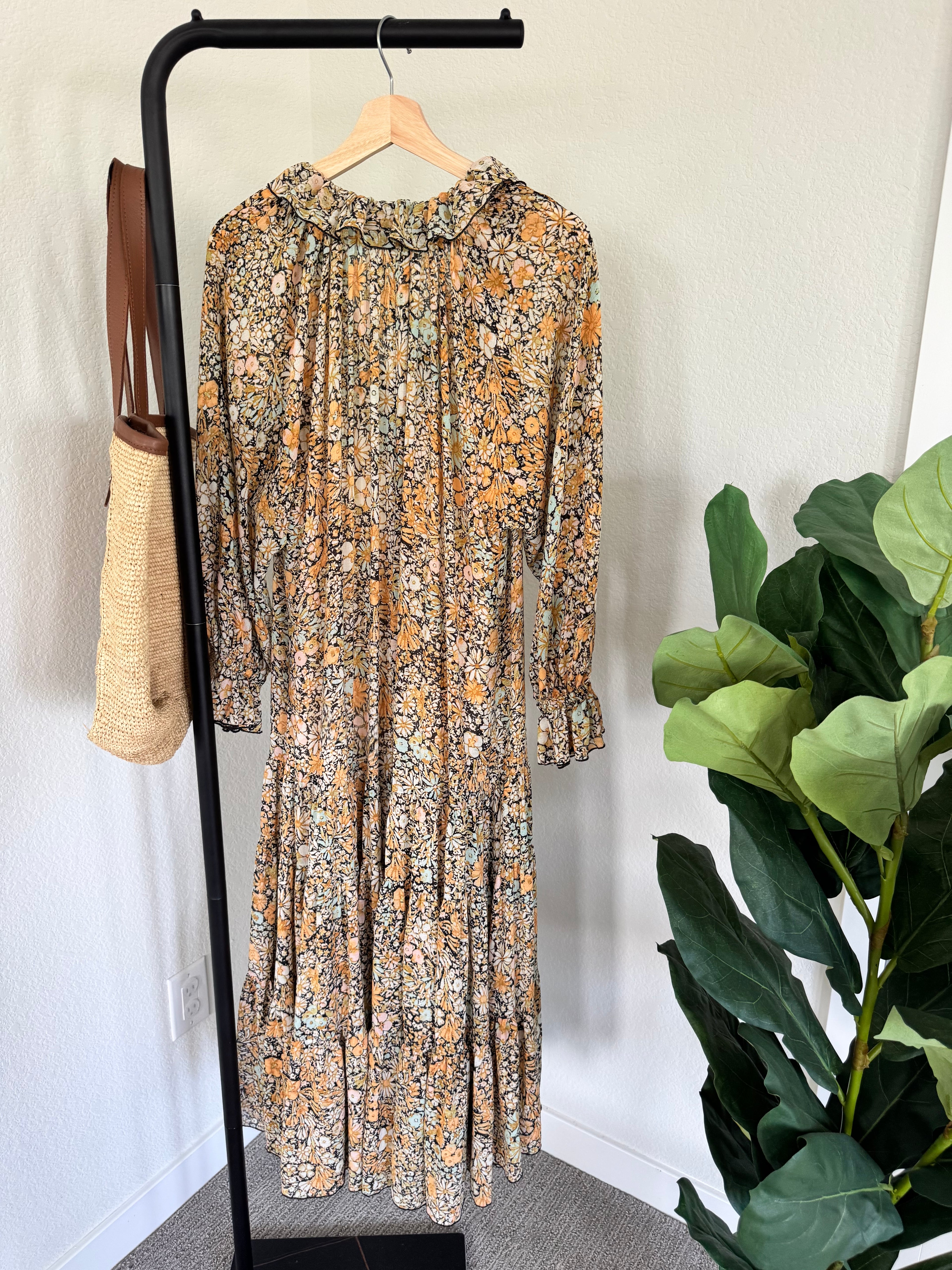 Free People Floral Maxi Dress