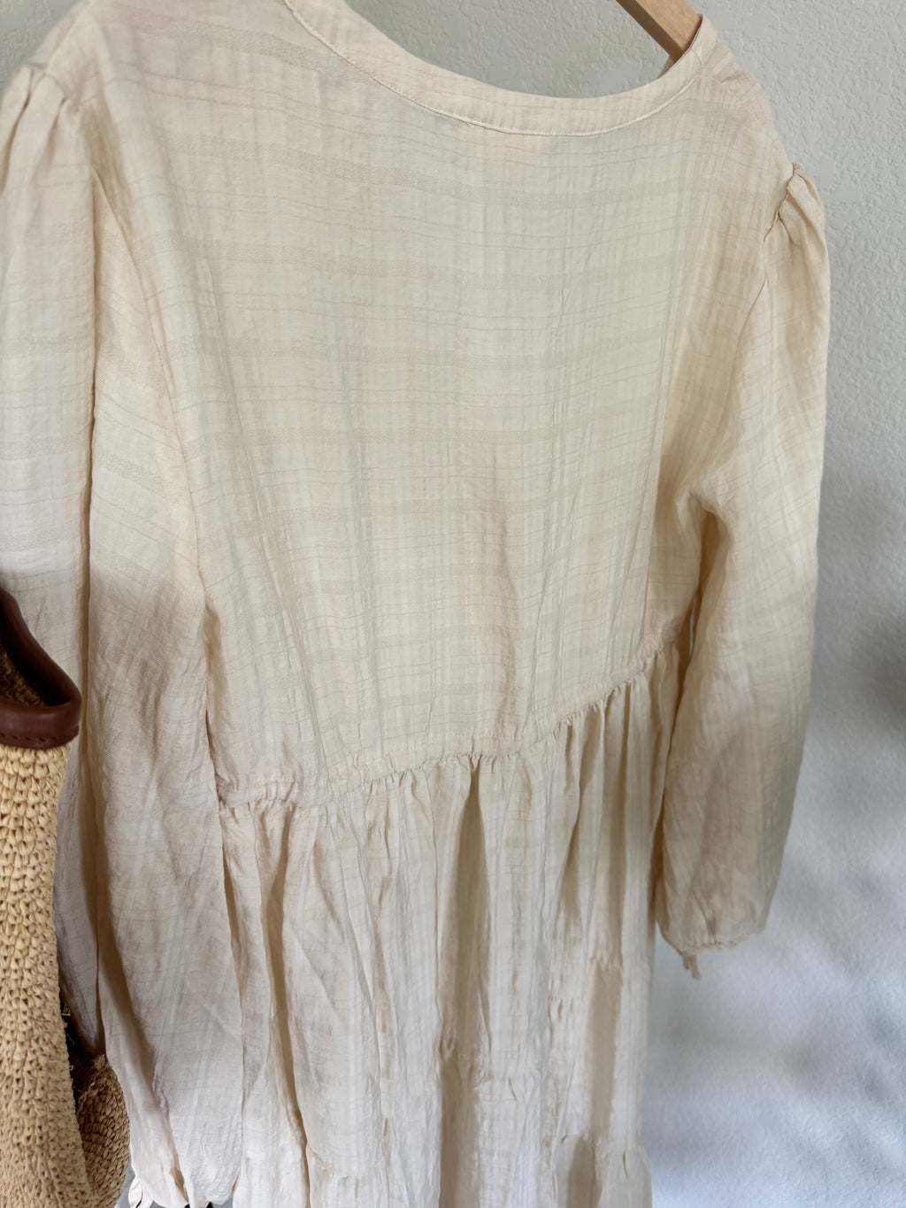 VRG GRL Ivory Maxi Dress
