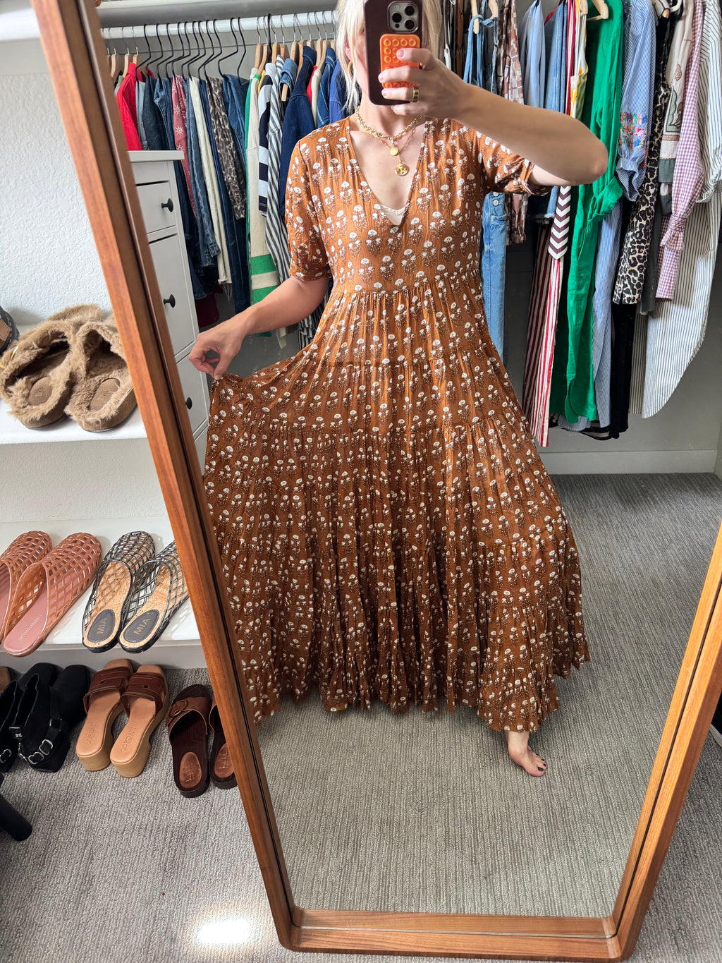 NWT Daughters of India Maxi Dress