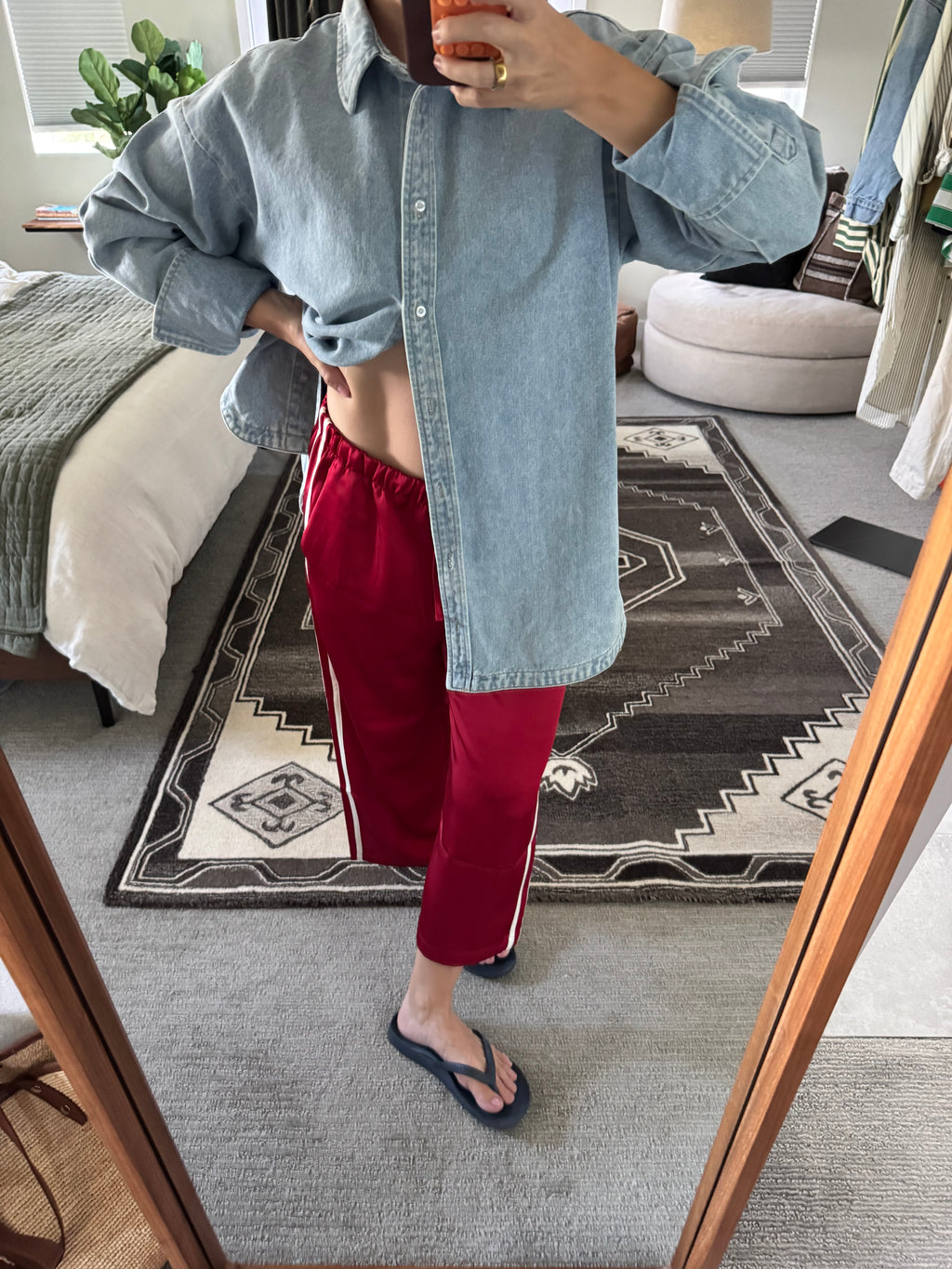 GAP Satin Track Pant