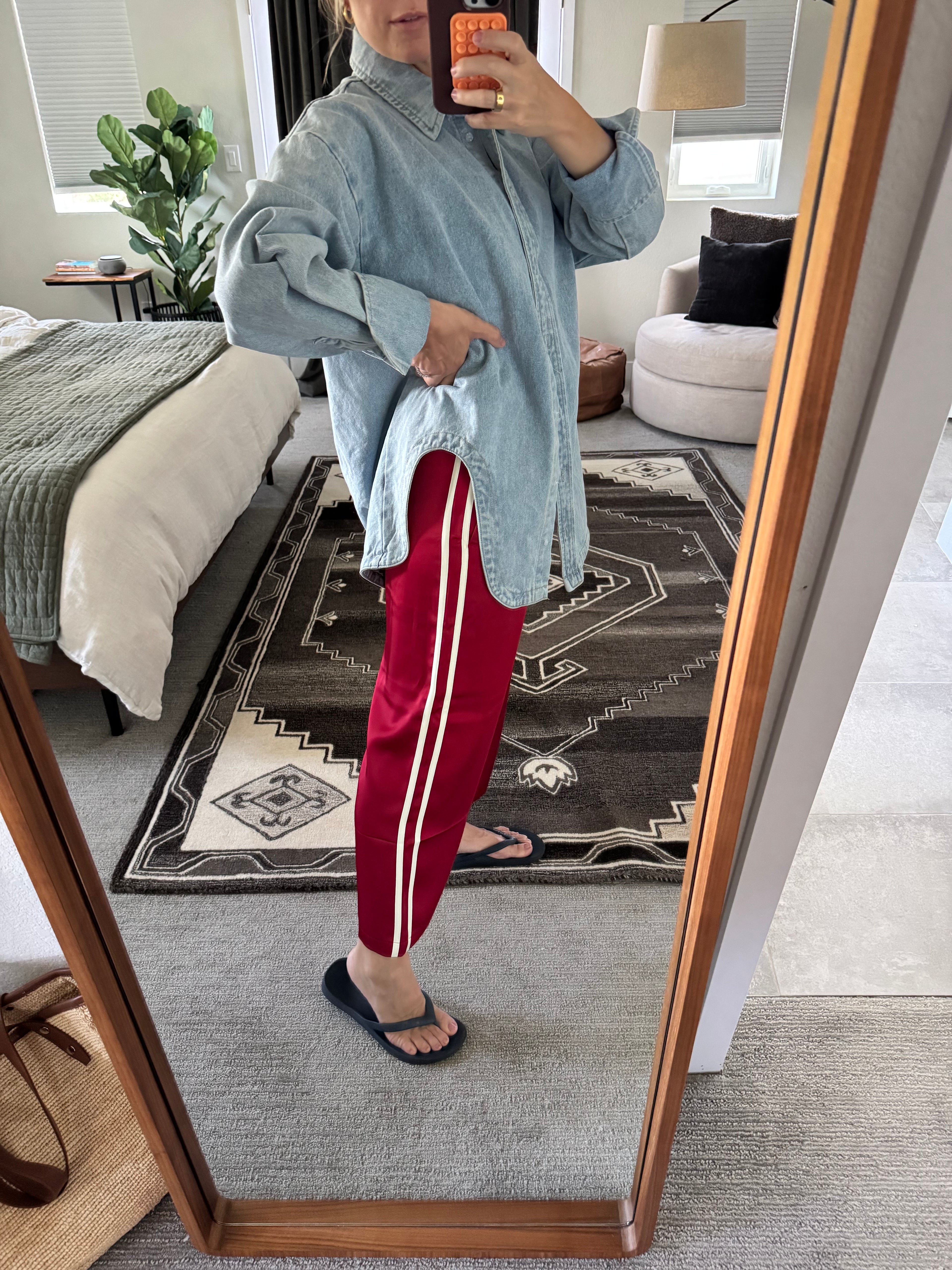 GAP Satin Track Pant