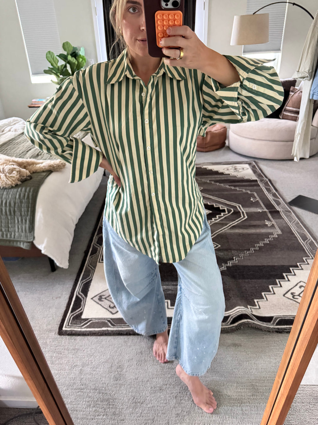 Simon Miller Open Back Button Down