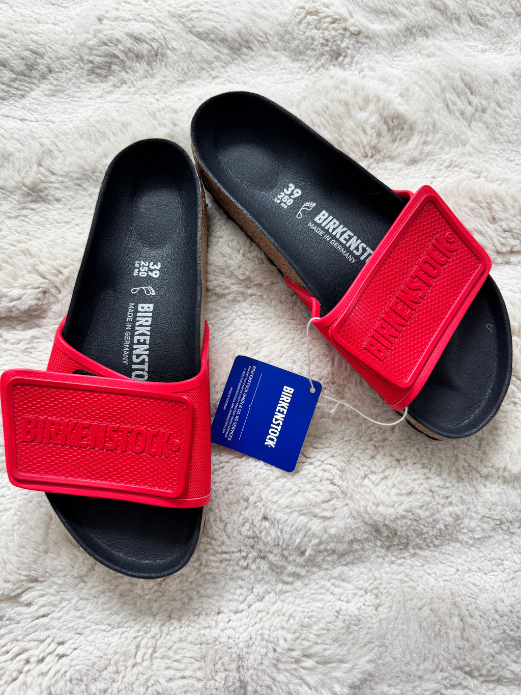 Red Birkenstock Sandals