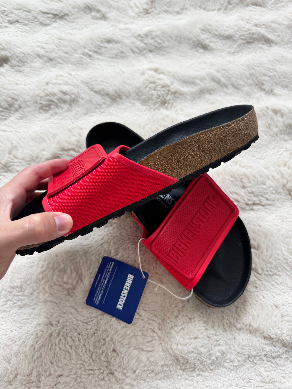 Red Birkenstock Sandals