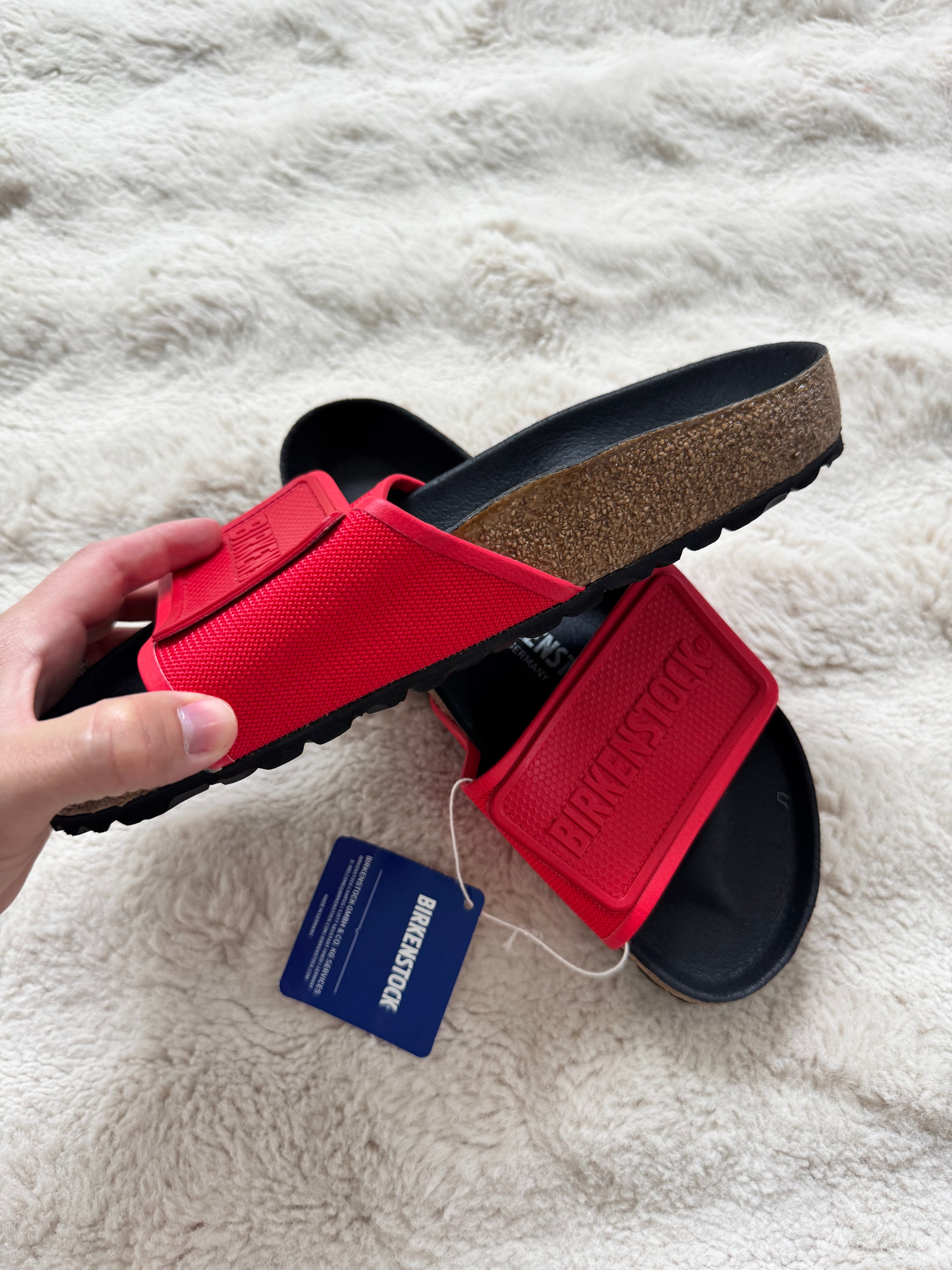Red Birkenstock Sandals