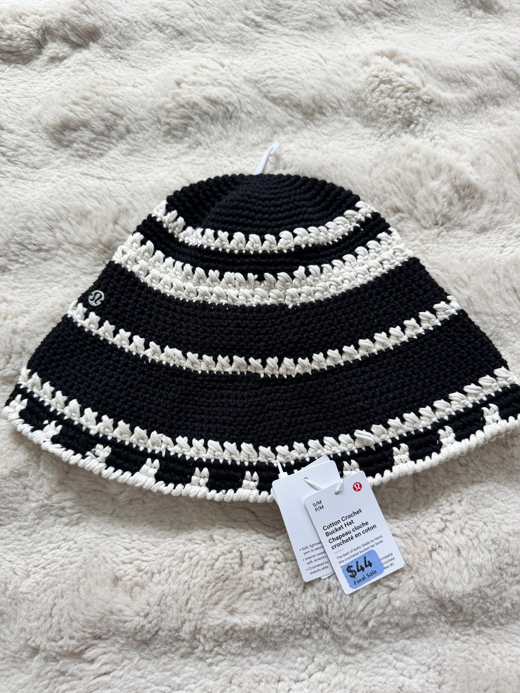 Lulu Lemon Crochet Bucket Hat