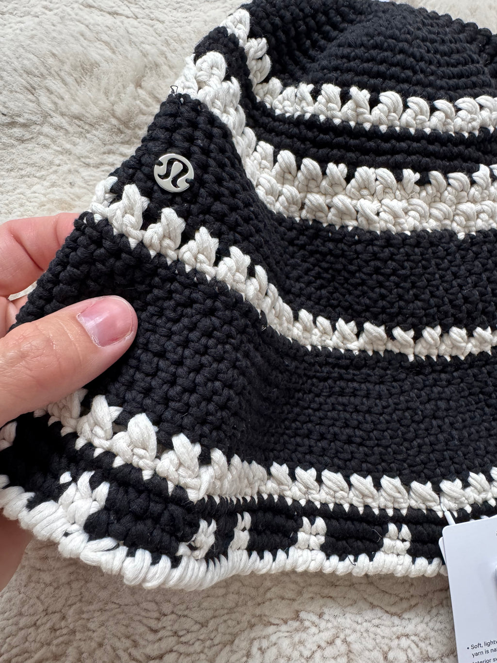 Lulu Lemon Crochet Bucket Hat