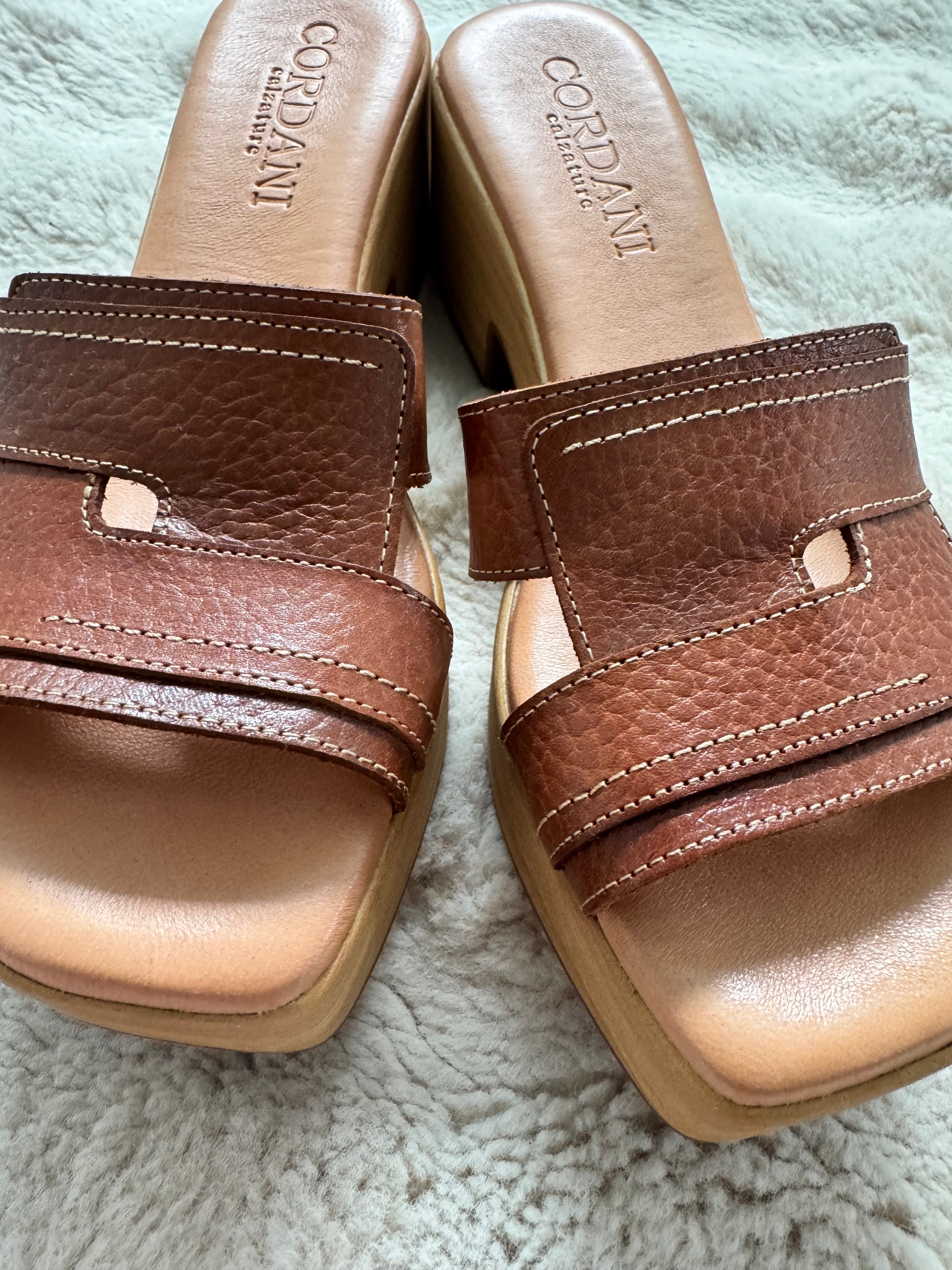 Italian Leather Mules