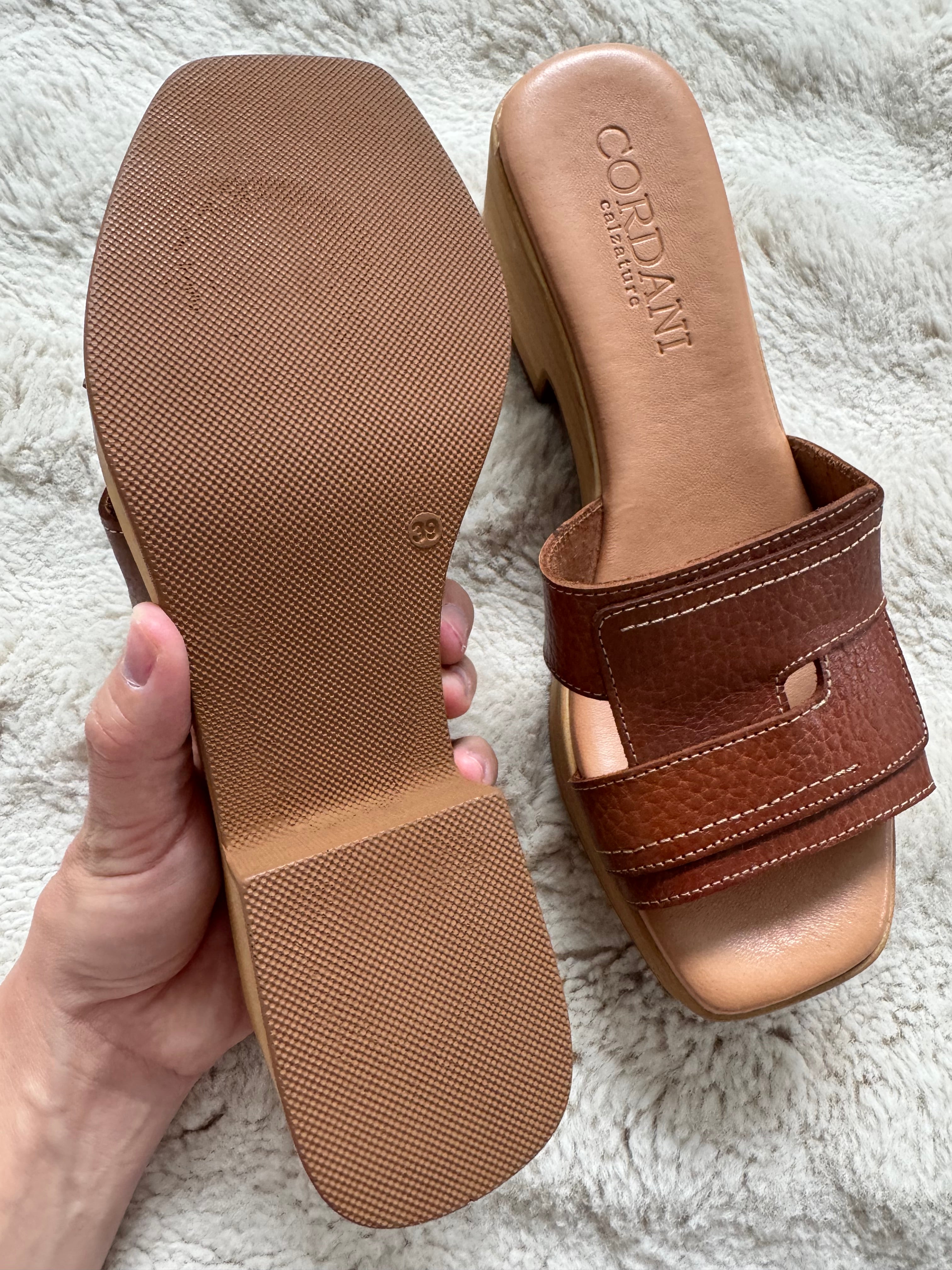 Italian Leather Mules
