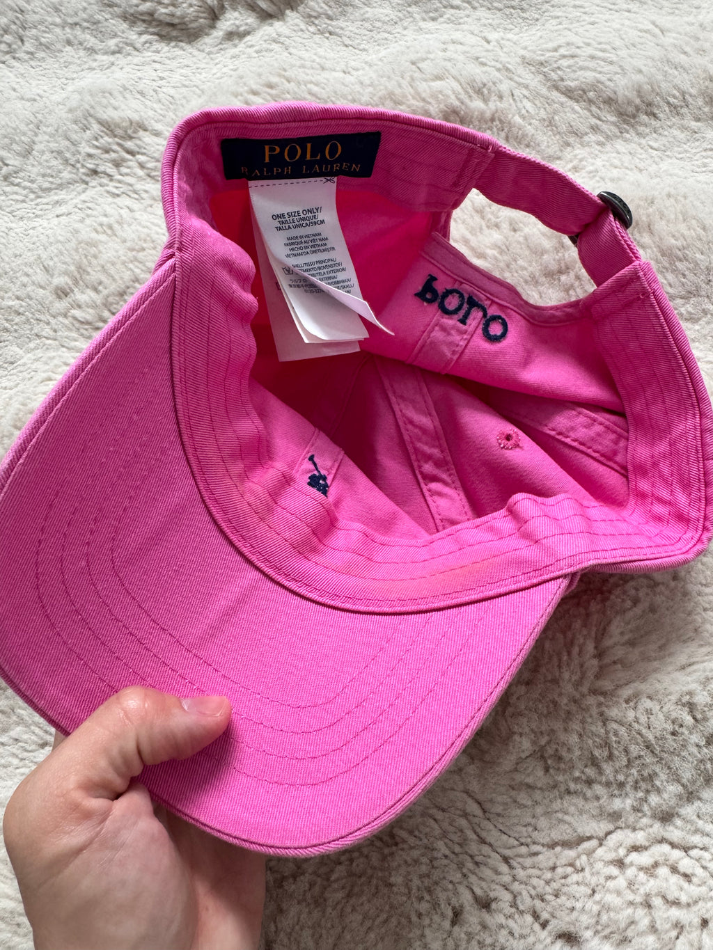 Ralph Lauren Hot Pink Baseball Hat