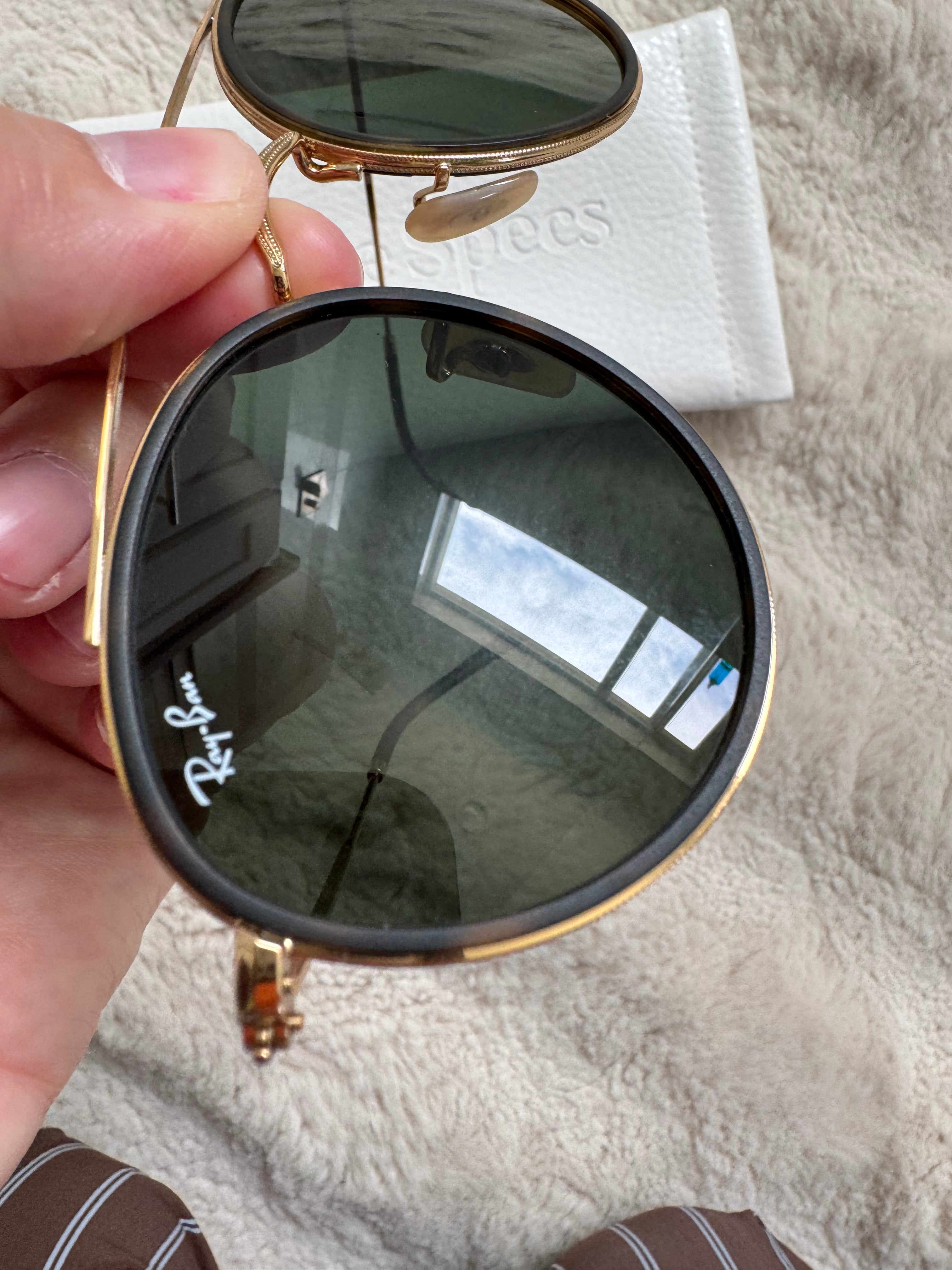 Ray Ban Round Metal Sunglasses