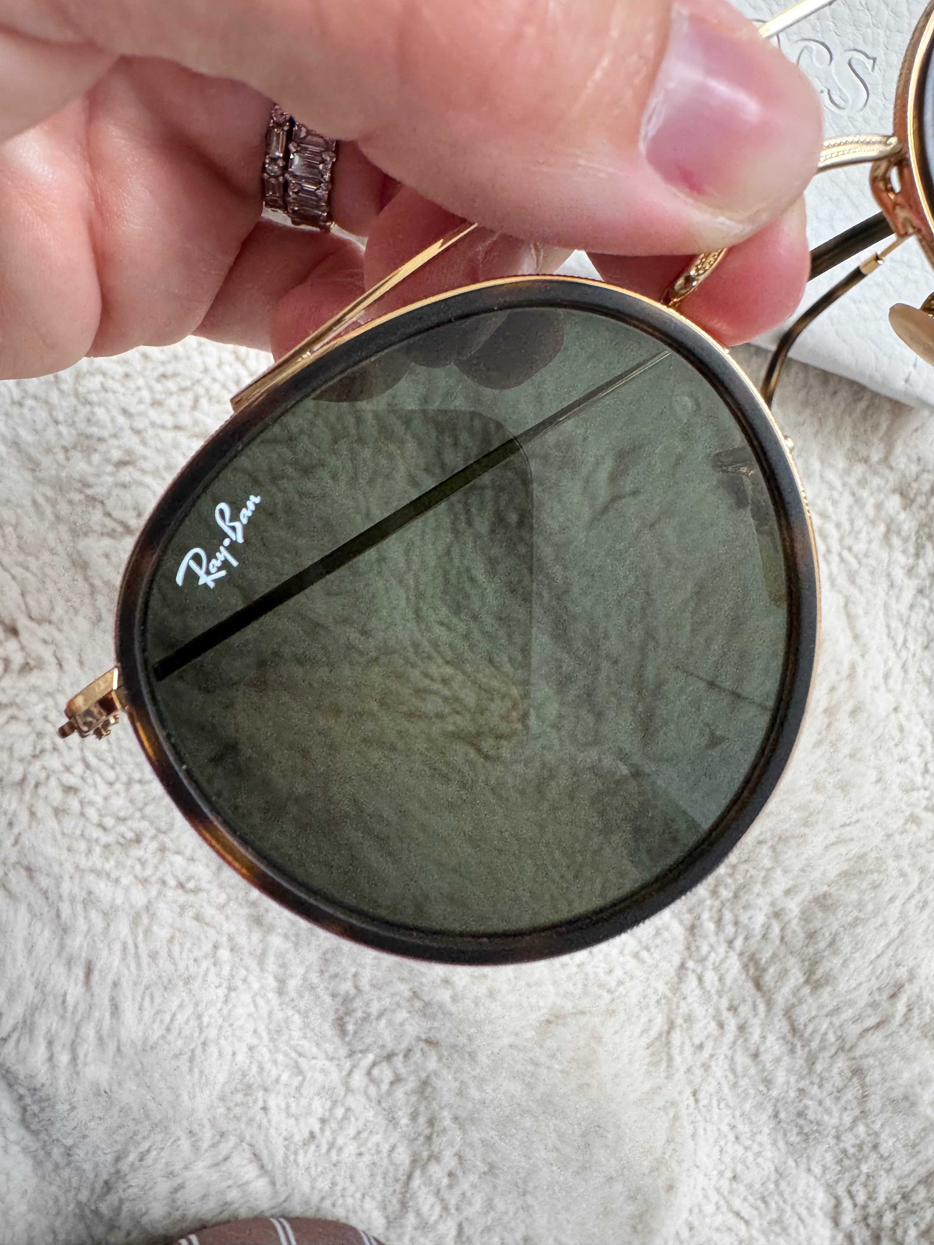 Ray Ban Round Metal Sunglasses