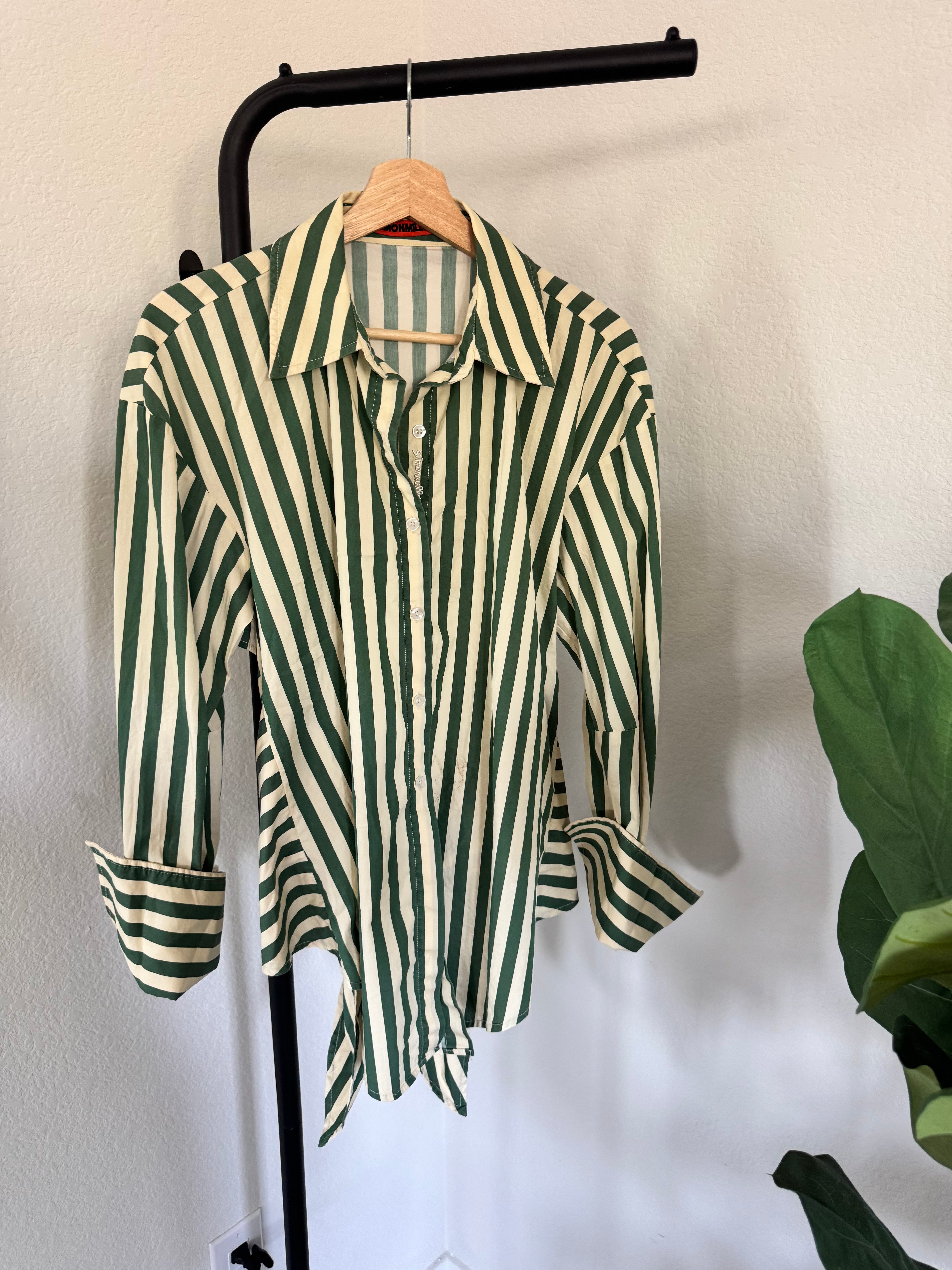 Simon Miller Open Back Button Down