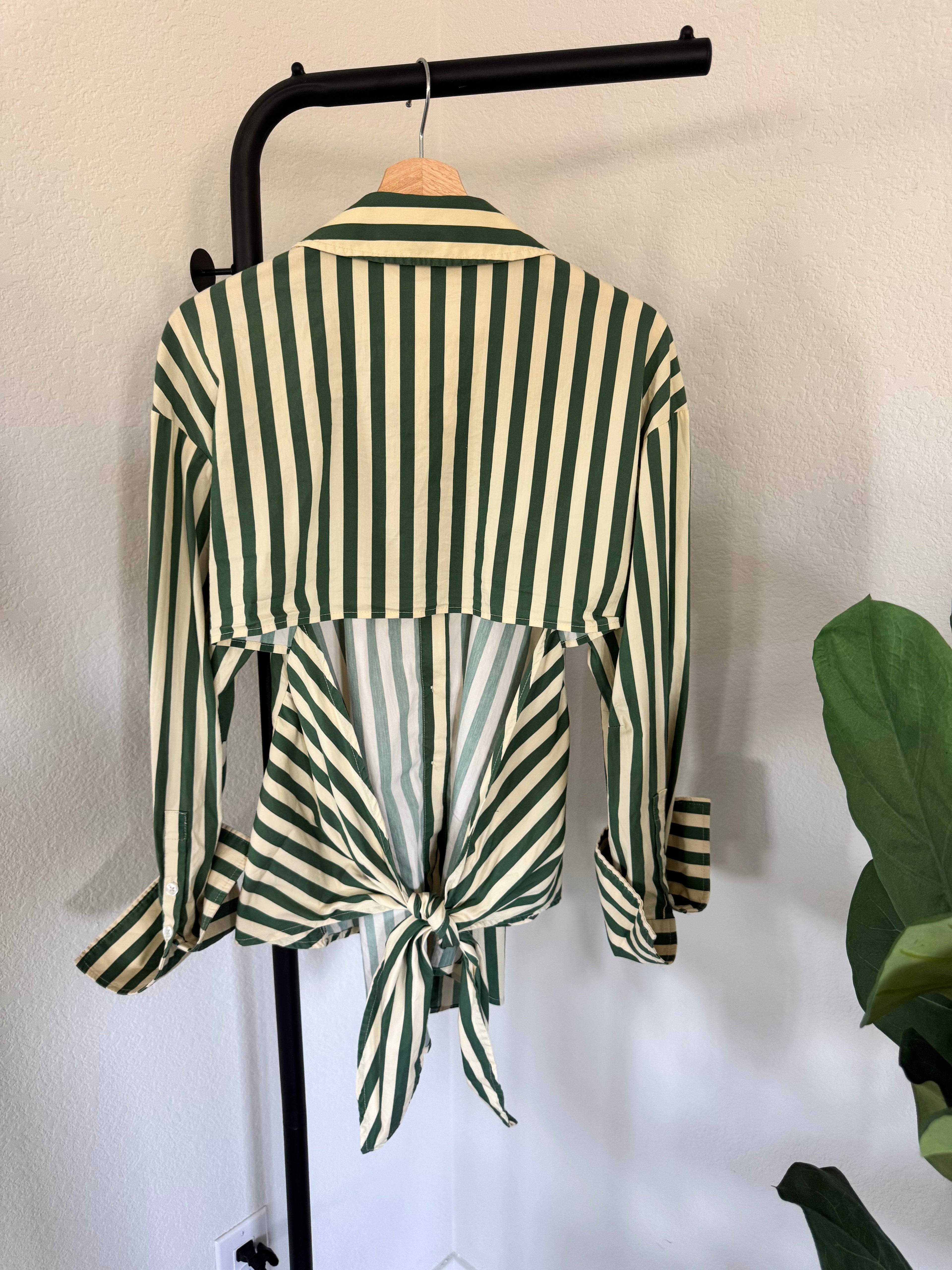 Simon Miller Open Back Button Down
