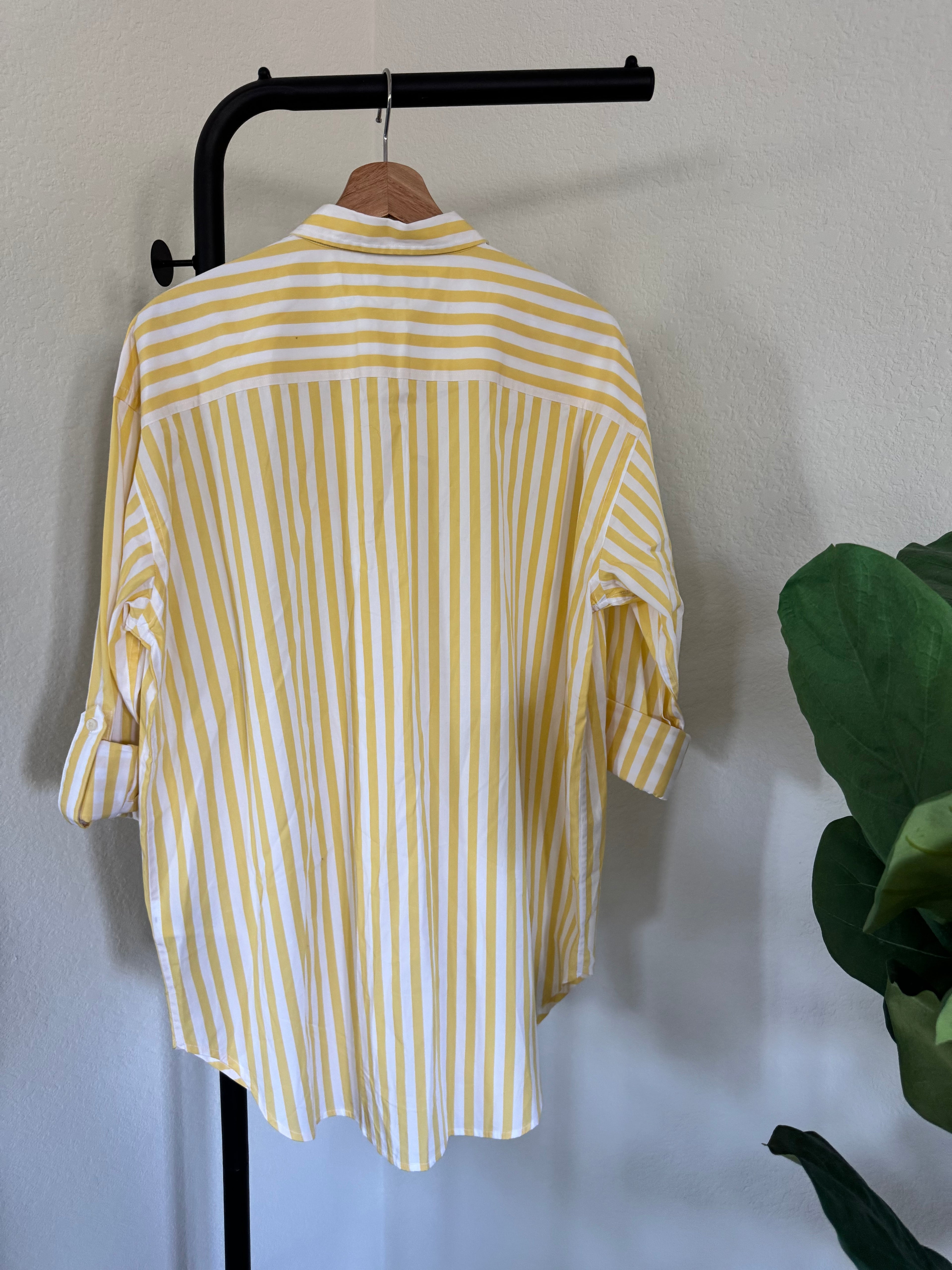 Ralph Lauren Yellow Stripe Button Up