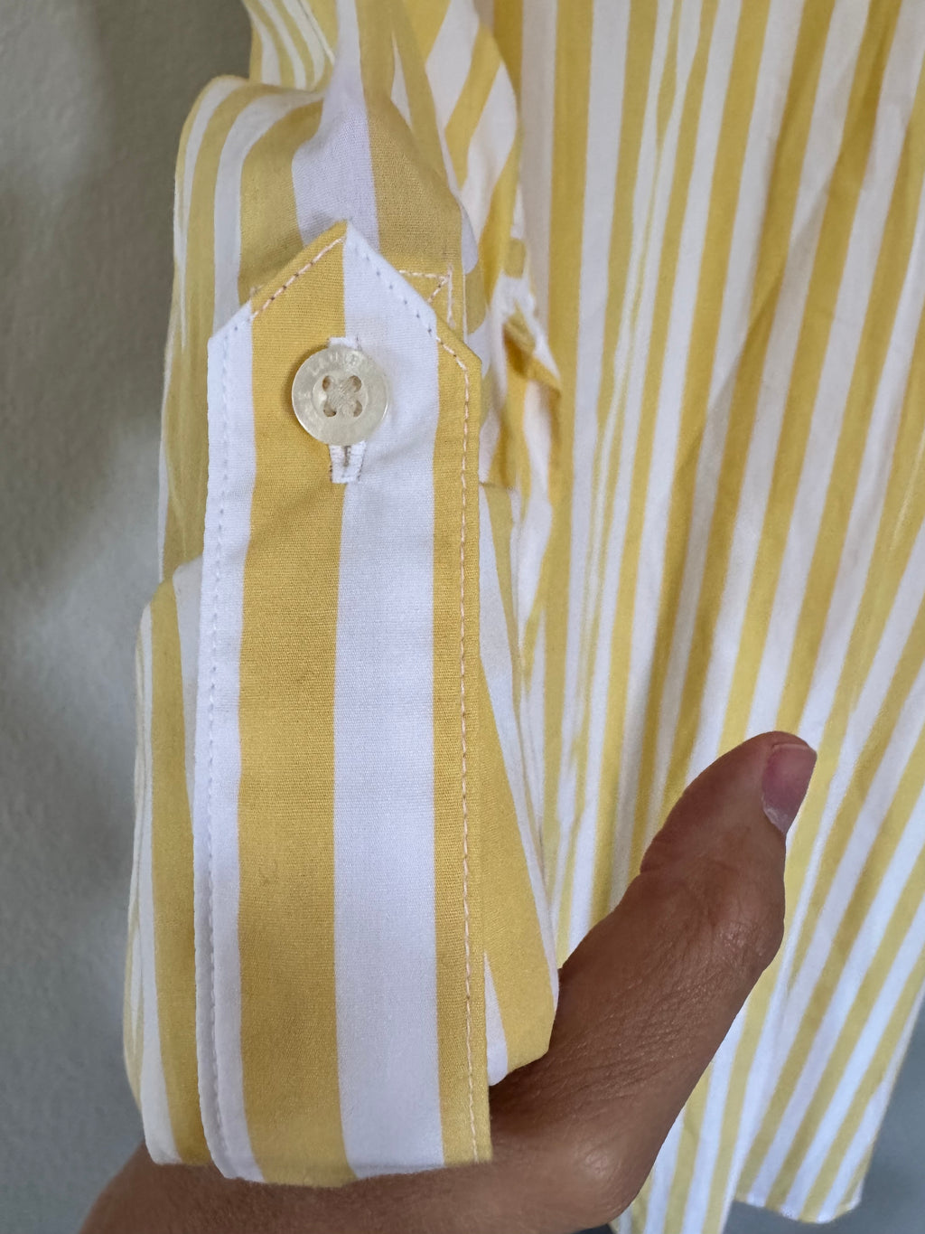 Ralph Lauren Yellow Stripe Button Up