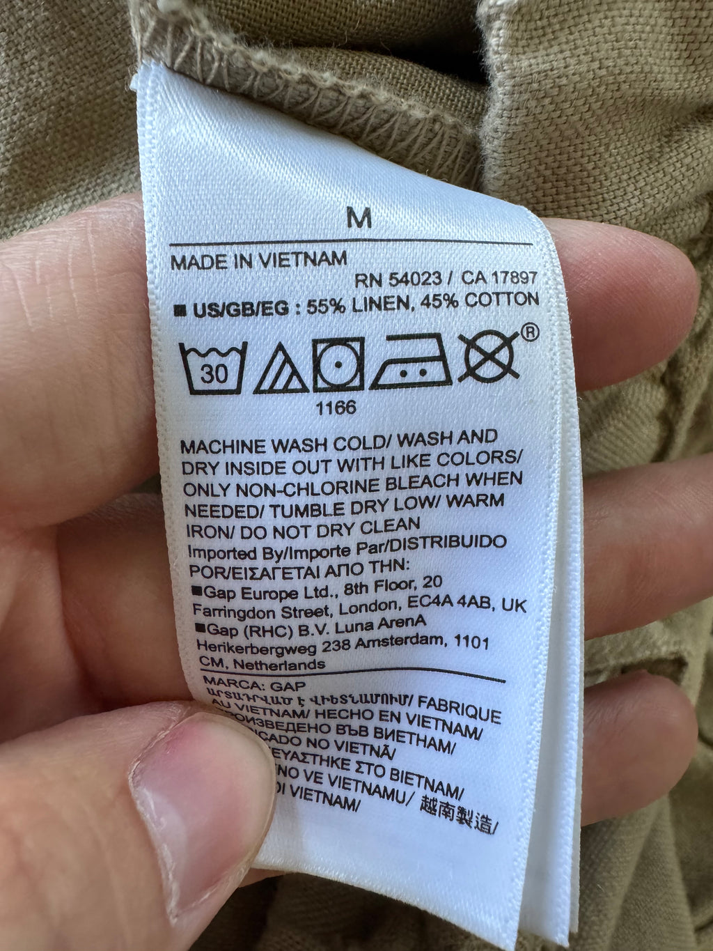 GAP Linen Cargo Pant