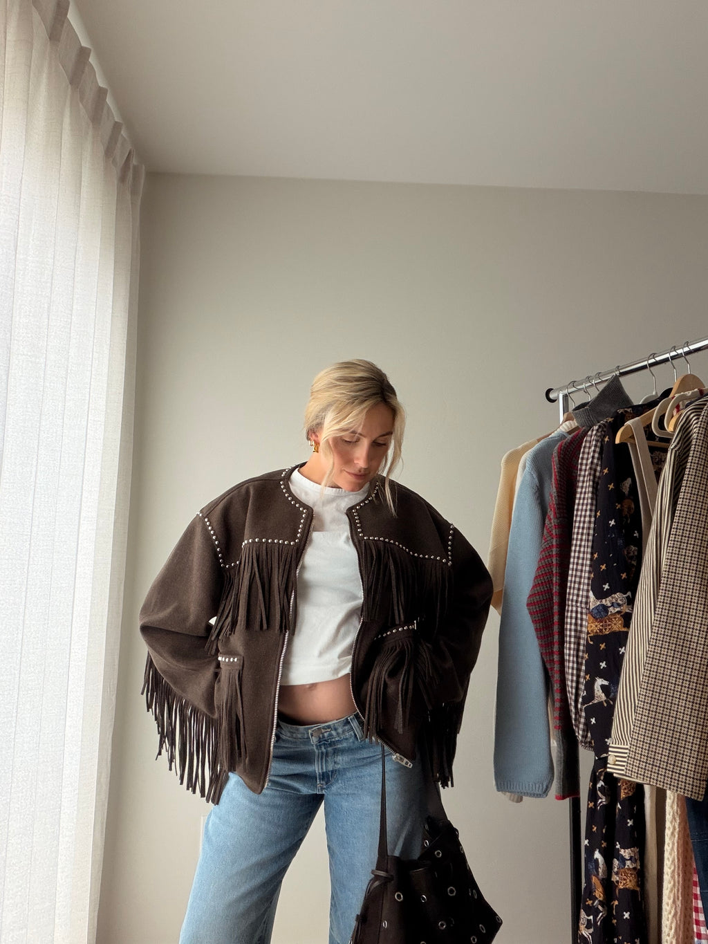 BLANKNYC Fringe Benefits Jacket