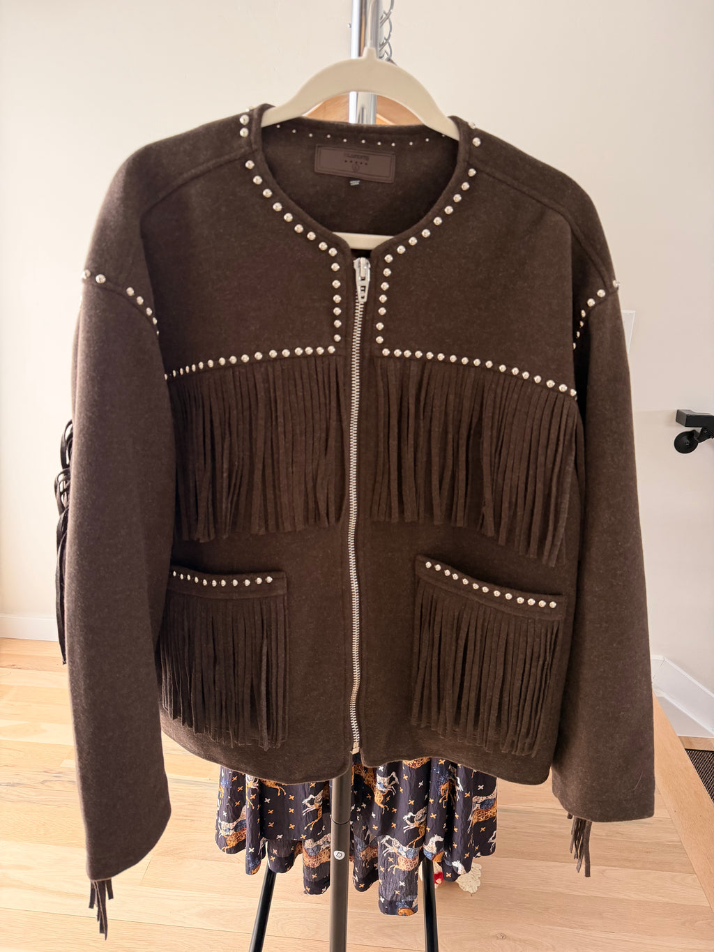 BLANKNYC Fringe Benefits Jacket