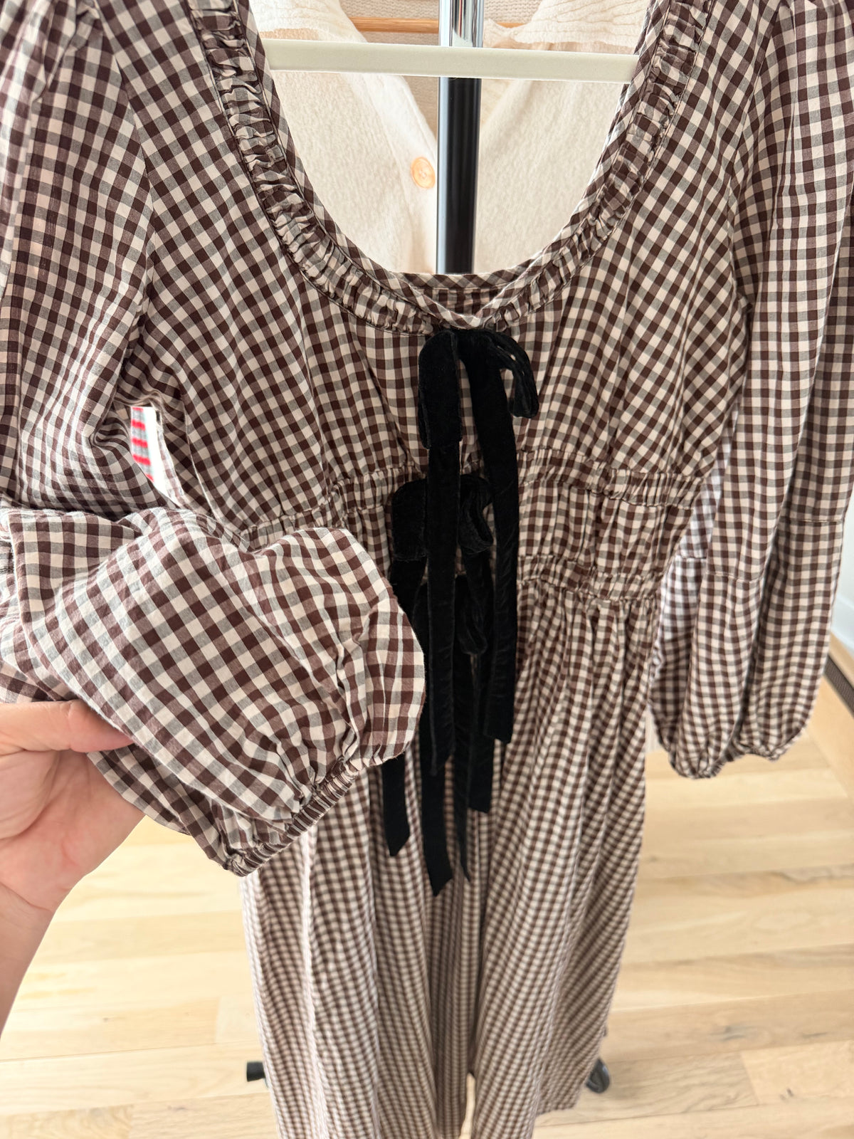 Damson Madder Dakota Bow Midi Dress