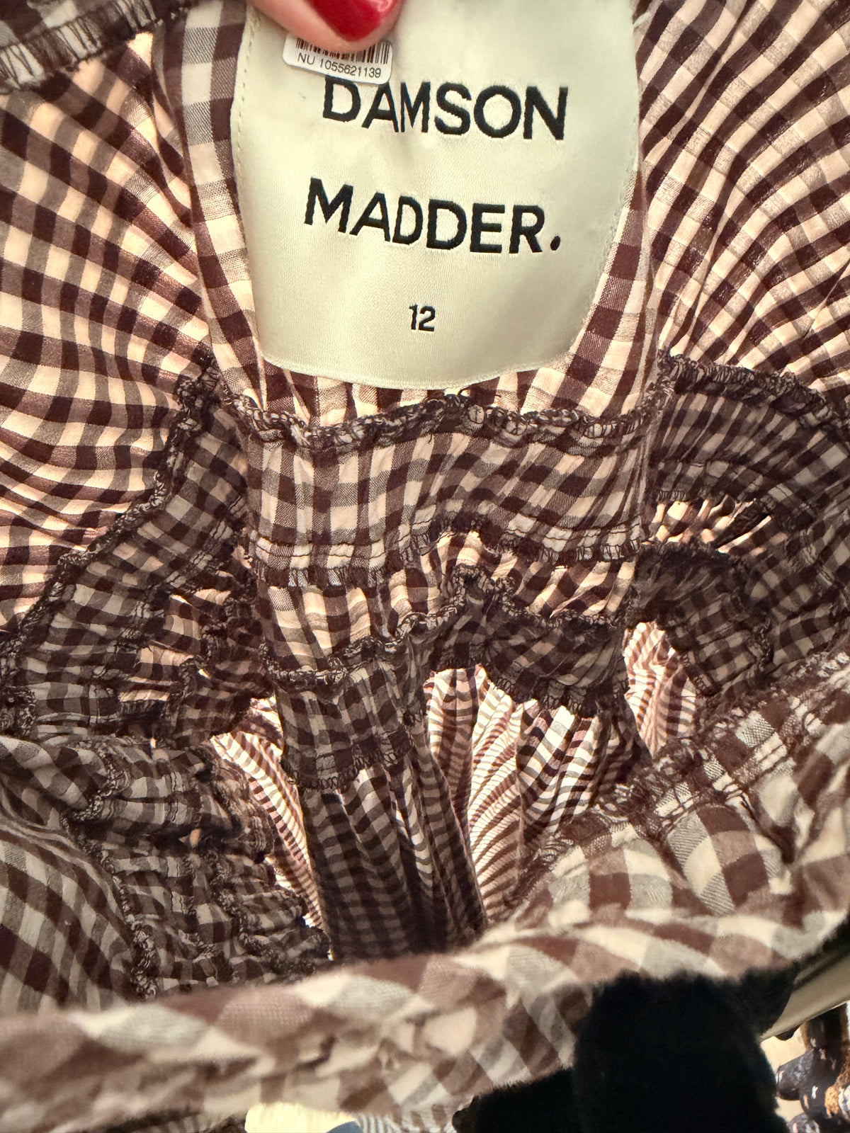 Damson Madder Dakota Bow Midi Dress