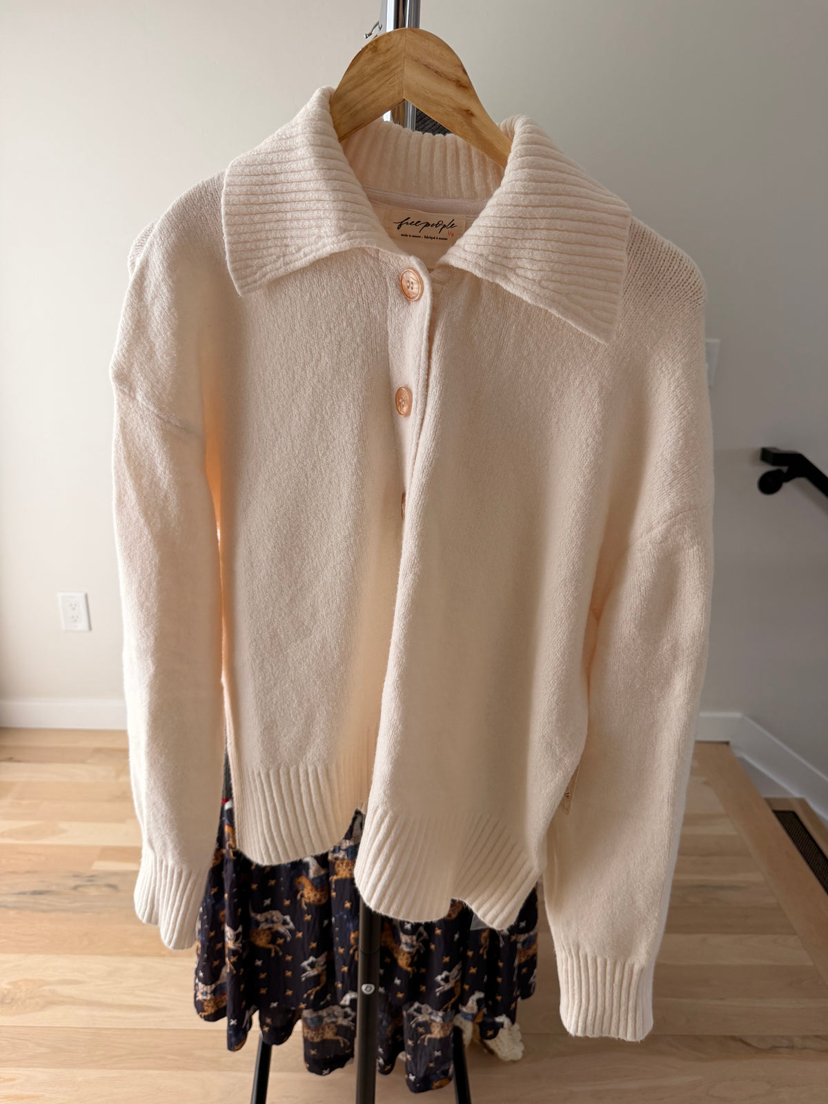 NWT Free People Trading Up Polo Sweater