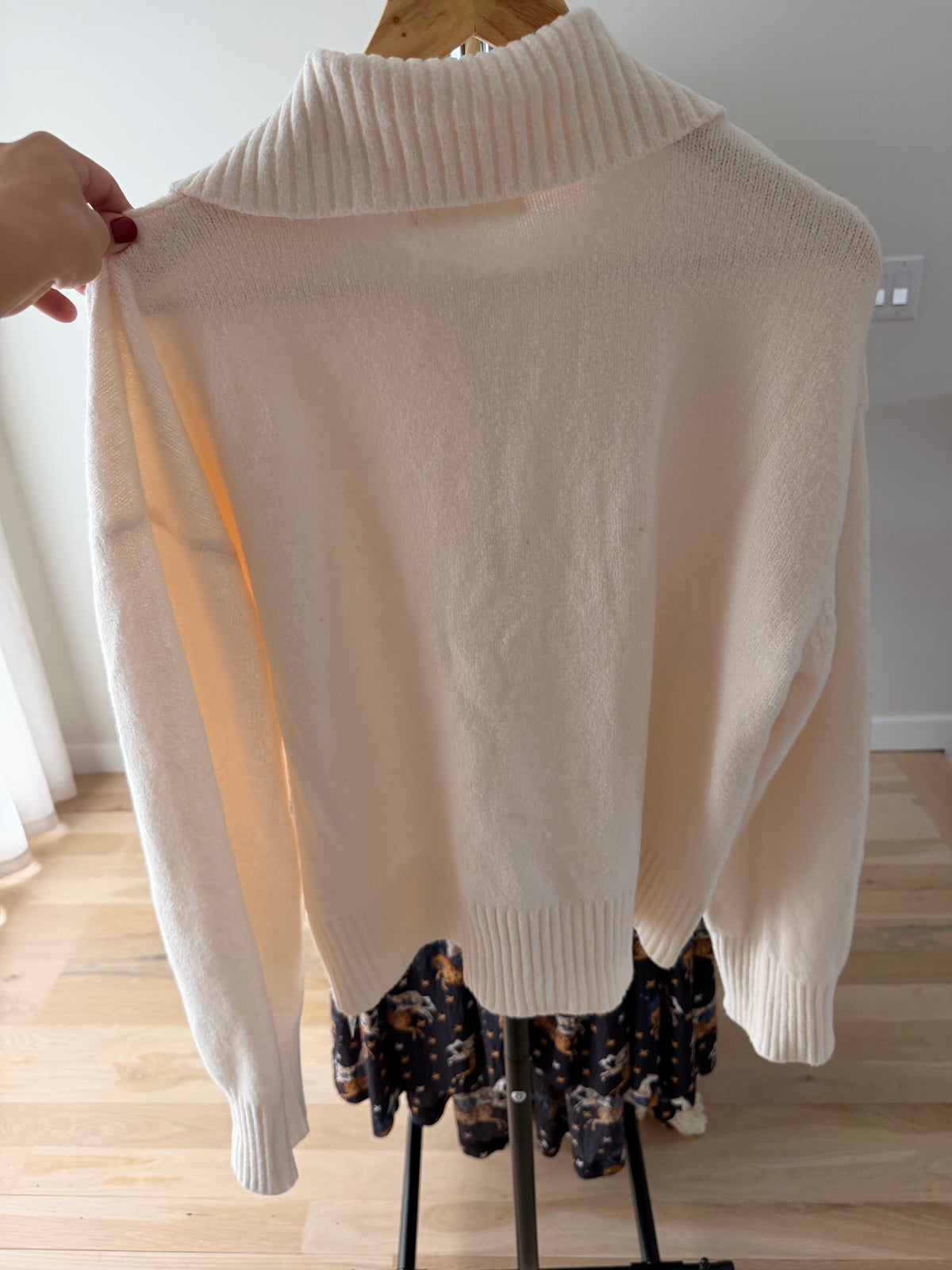NWT Free People Trading Up Polo Sweater