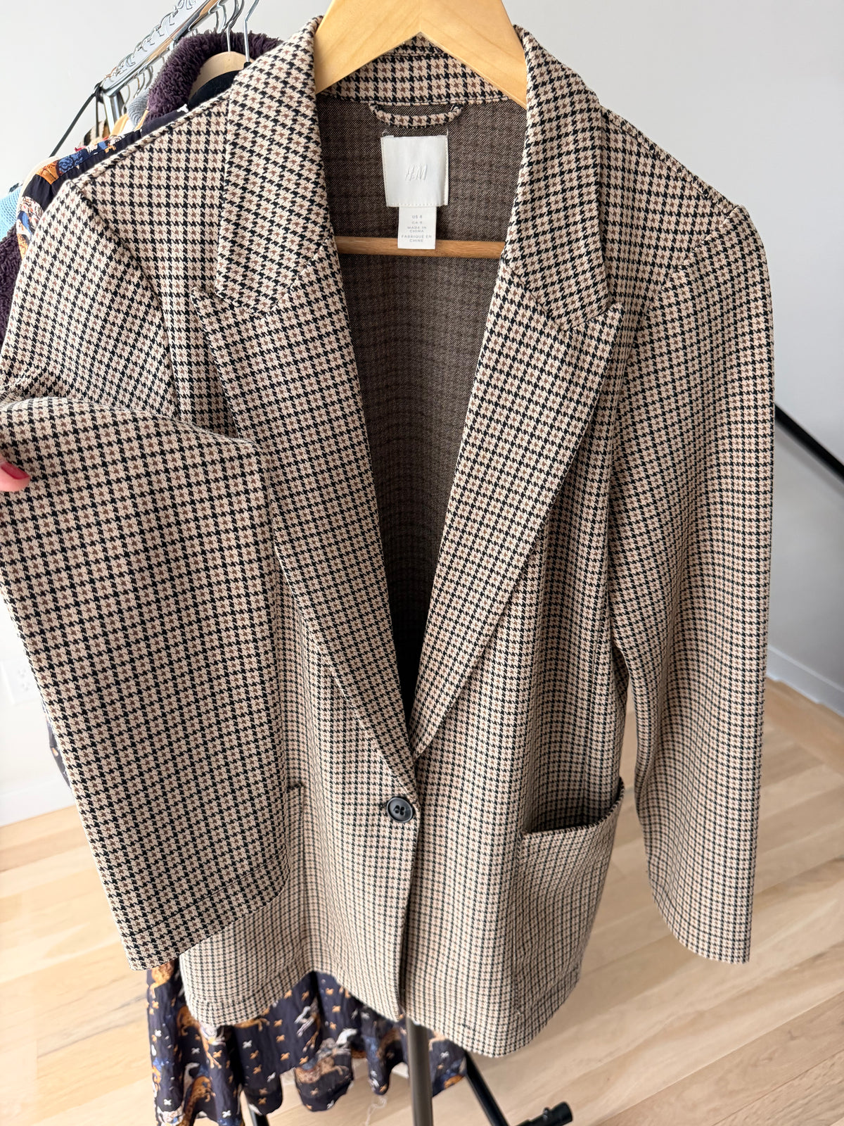 Houndstooth Blazer