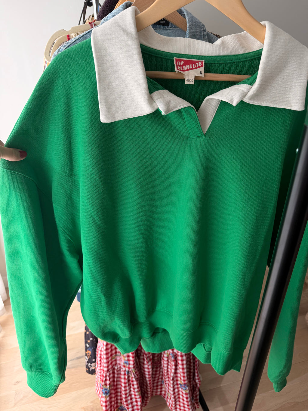 The Blank Lab Polo Sweatshirt