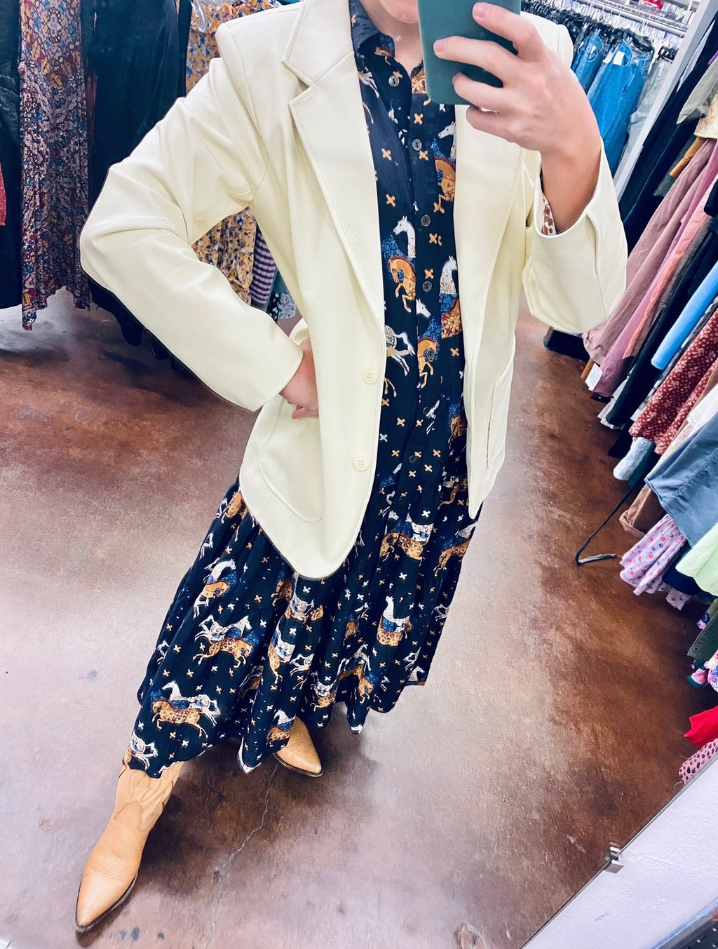 Anthropology Wild Horses Maxi
