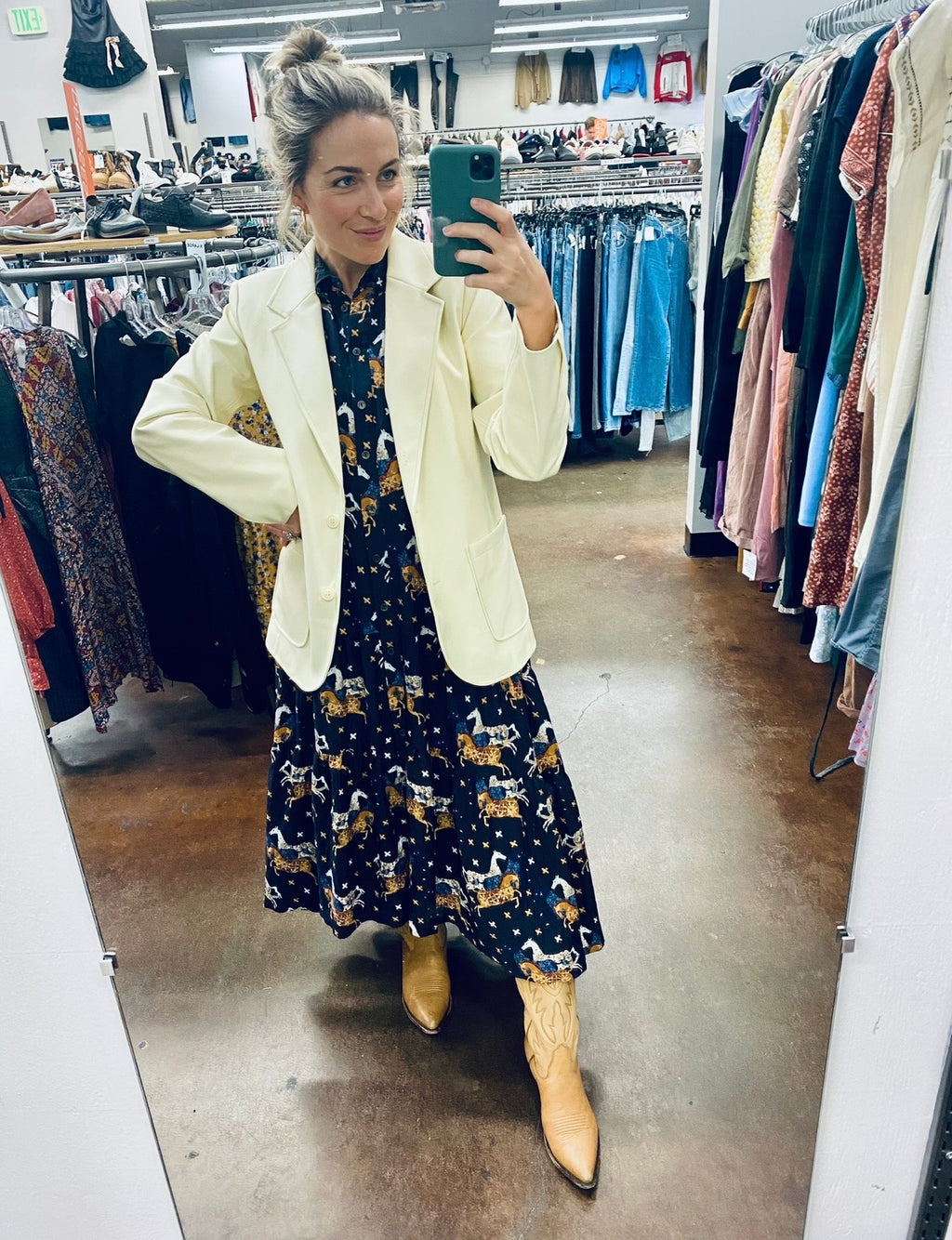 Anthropology Wild Horses Maxi